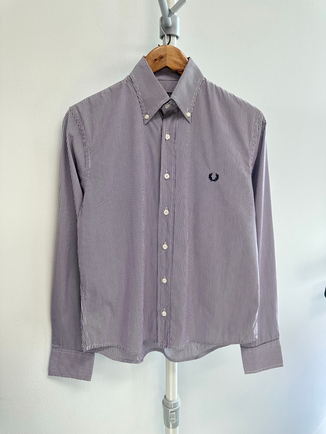 프레드페리 이태리판 로고 스트라이프 셔츠 상품이미지1