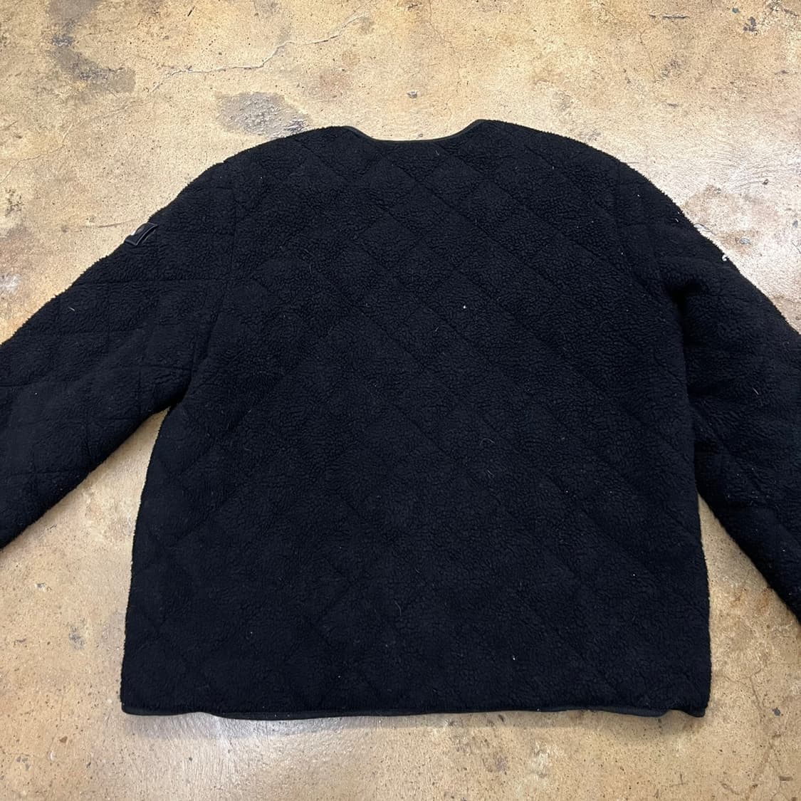 [정품/100] 내셔널지오그래픽 퀼팅 넥리스 플리스 재킷 b17 상품이미지4