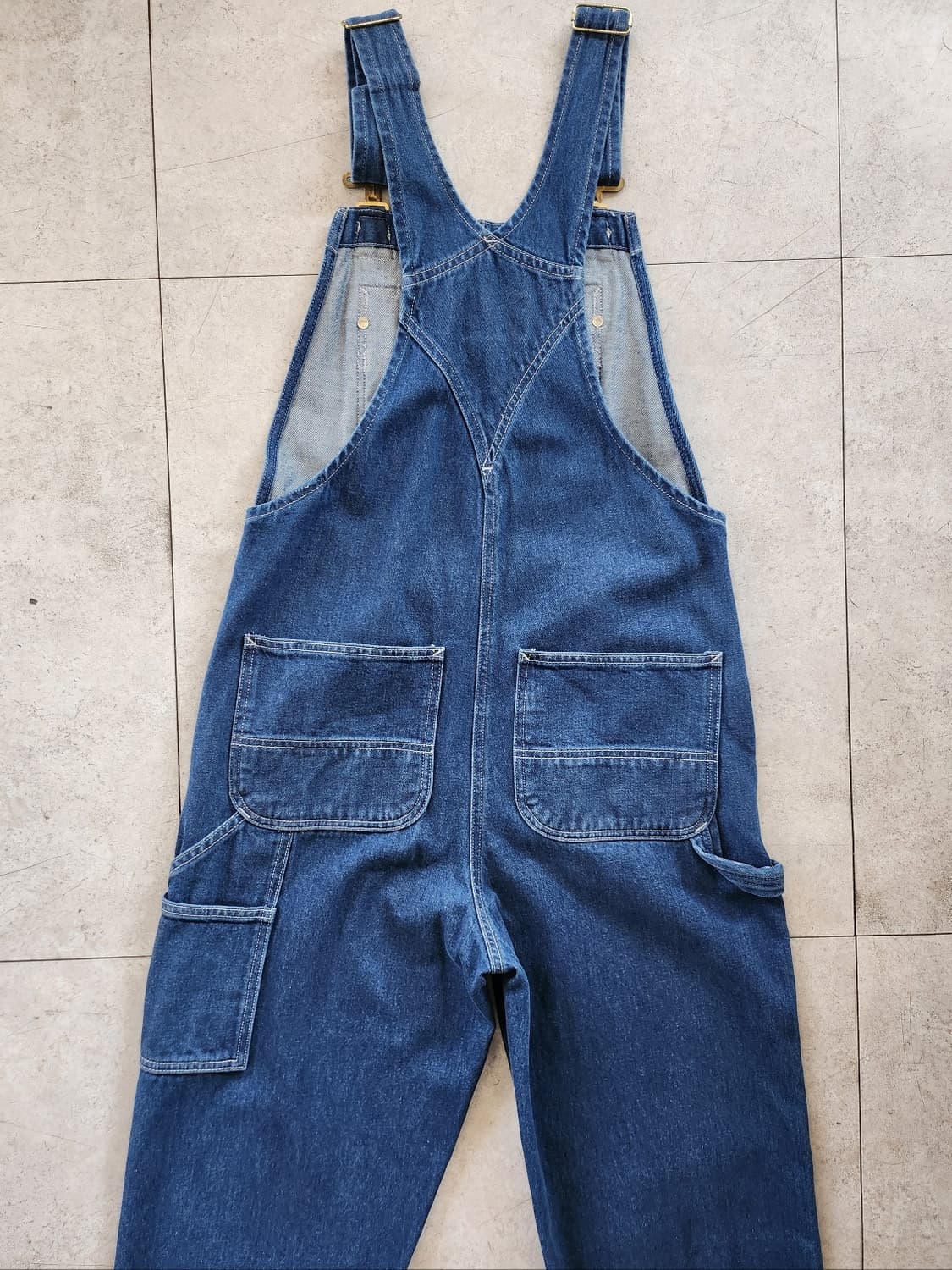 칼하트 루즈핏 데님 오버롤 상품이미지4