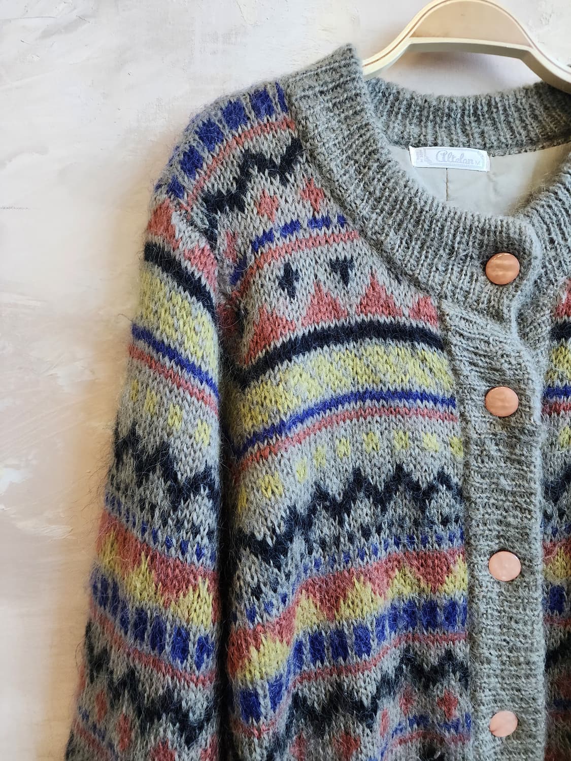 울 혼방 니트 가디건 상품이미지2