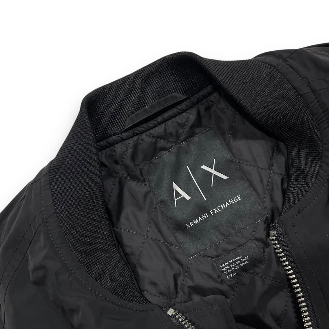 아르마니 익스체인지 더블 지퍼 락시크 투웨이 봄버 자켓 상품이미지6