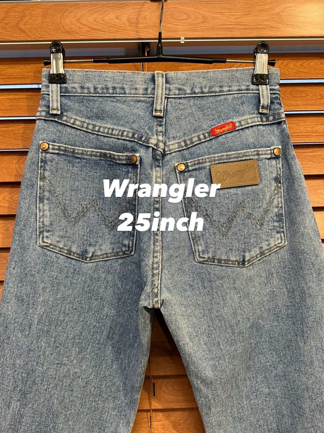 (25inch) 90s 빈티지 랭글러 연청 웨스턴 상품이미지1