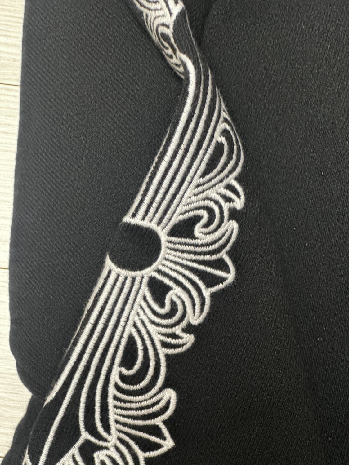 새상품)크롬하츠 캐시미어 플로랄 후드집업 상품이미지4