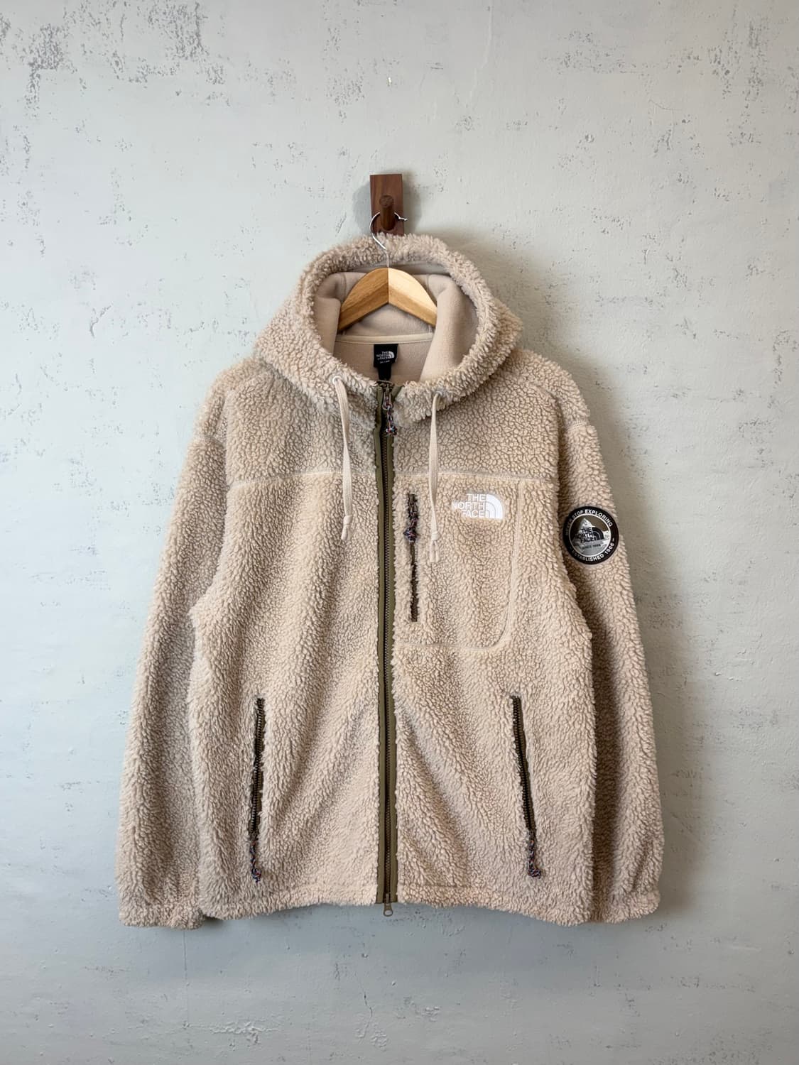 노스페이스 후리스 집업 자켓 아이보리 상품이미지1