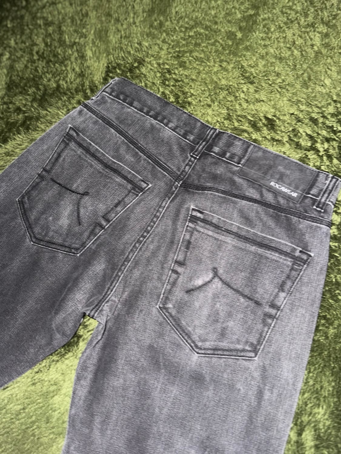 [34] Roca Wear 로카웨어 빈티지 워싱 텍스쳐드 데님 팬츠 상품이미지8