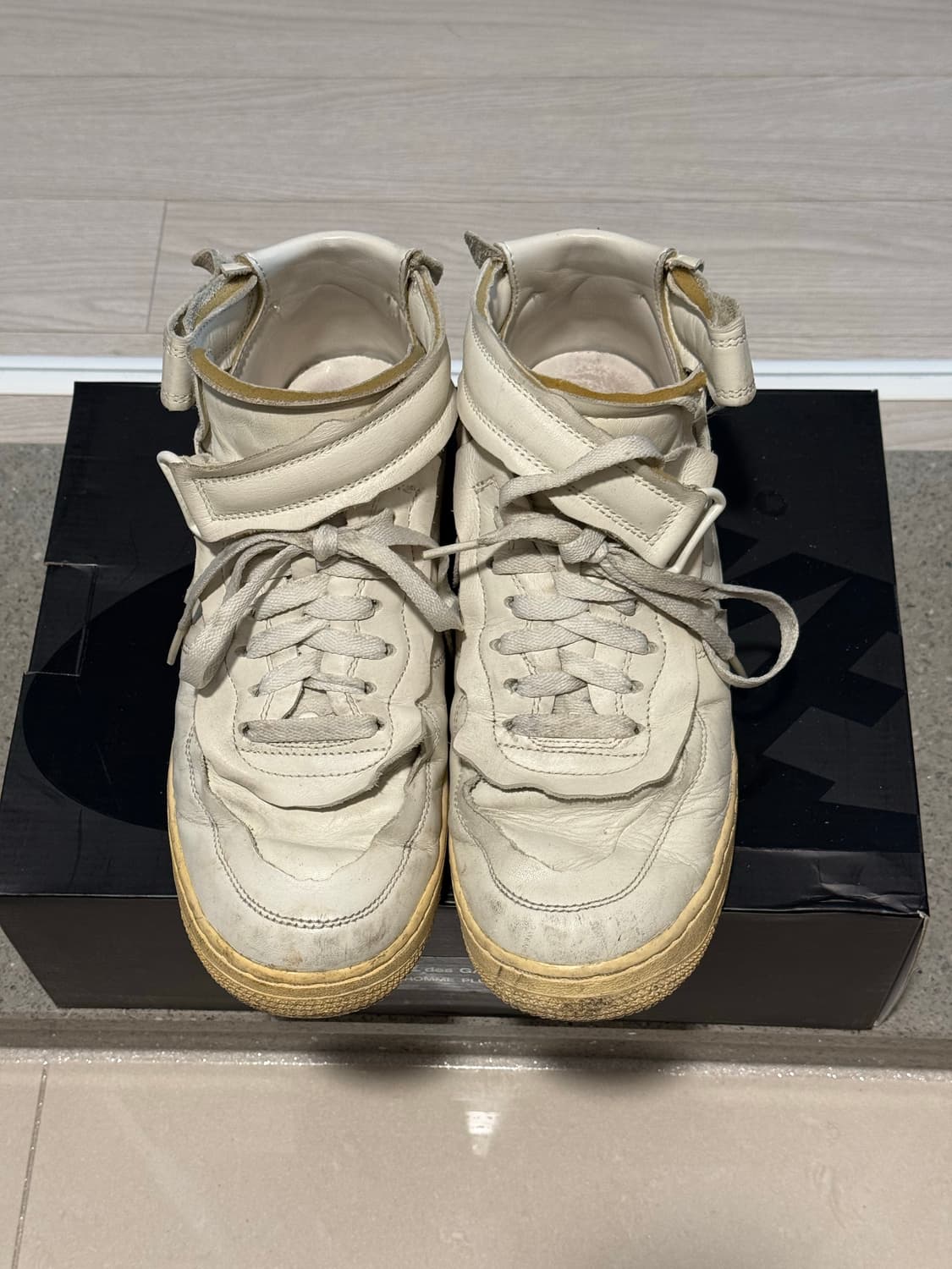 꼼데가르송 나이키 에어포스 미드 상품이미지2