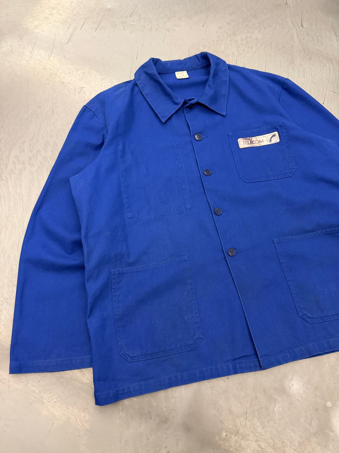 OLD FRENCH TELECOM BELTED 빈티지프렌치워크자켓 상품이미지7