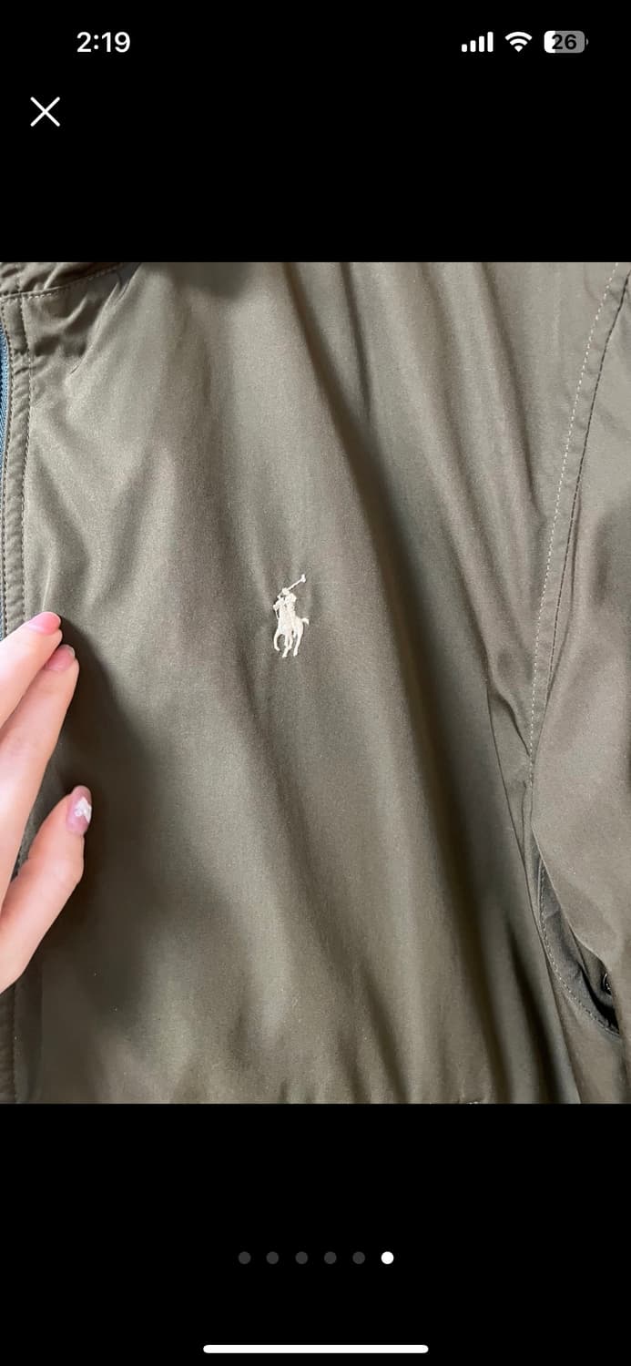 남성 폴로 패딩 바람막이 (정품) 백화점 구매  상품이미지6