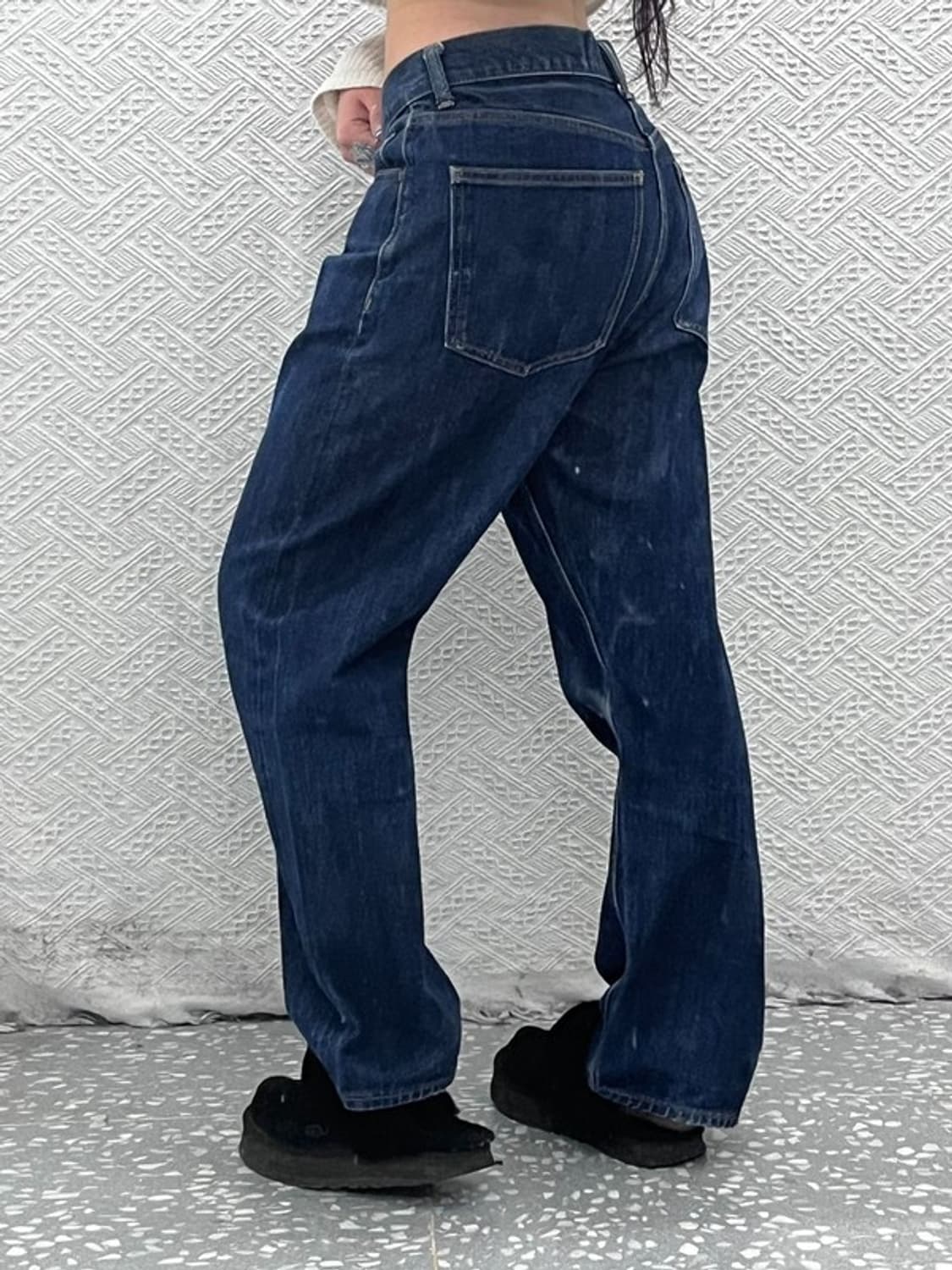 유니클로 U 르메르 모던 캐주얼 데님팬츠 32인치 C07981 상품이미지1