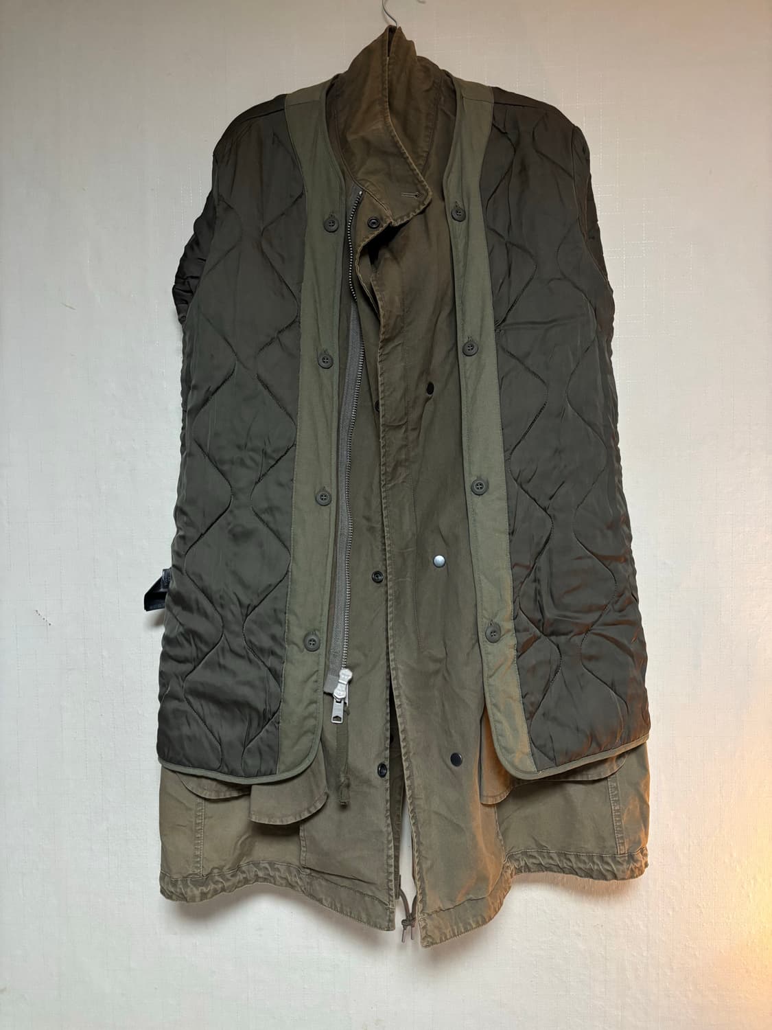 올세인츠 카키 야상 파카 (내외피 분리) 상품이미지6