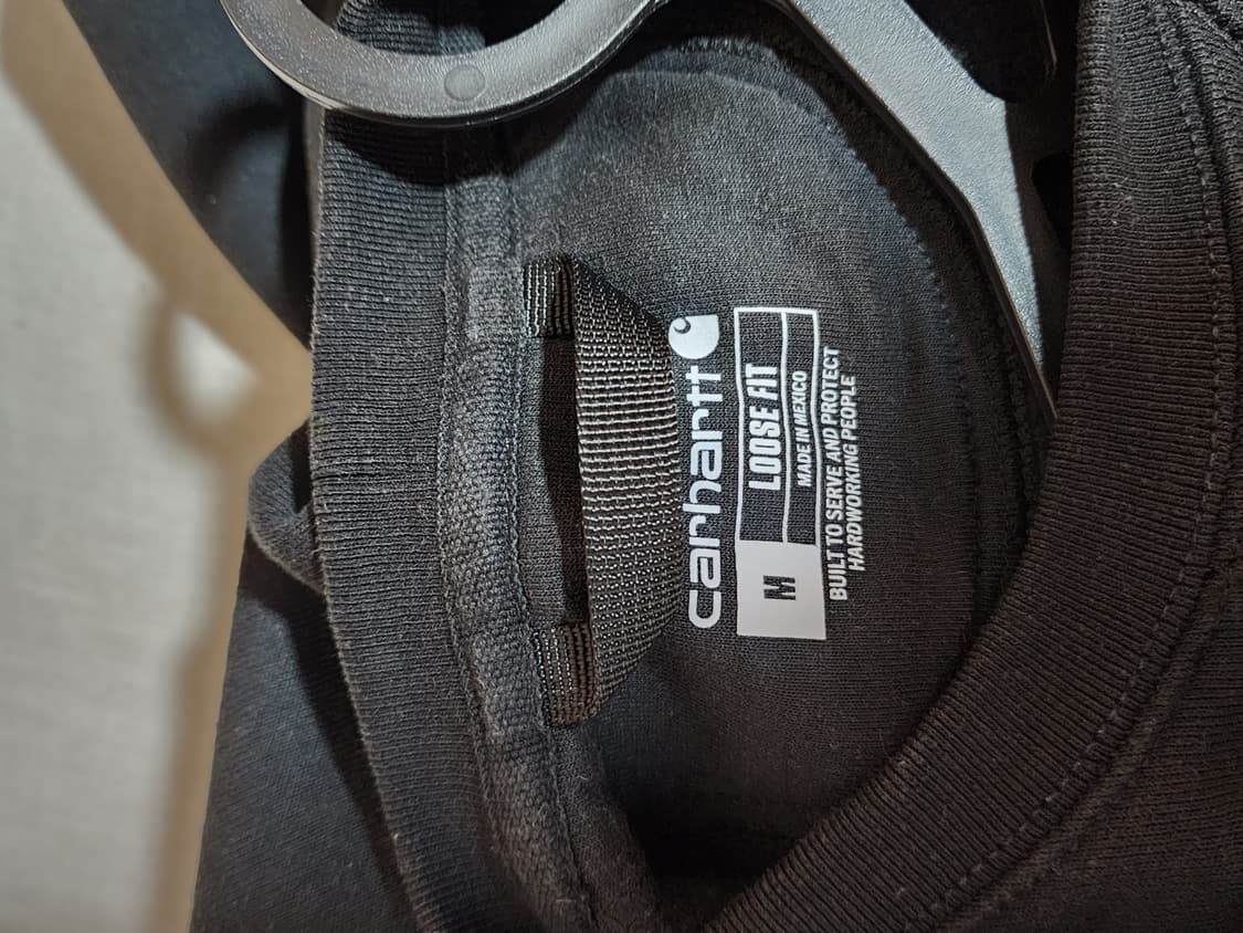 칼하트 블랙 맨투맨 M
 상품이미지4