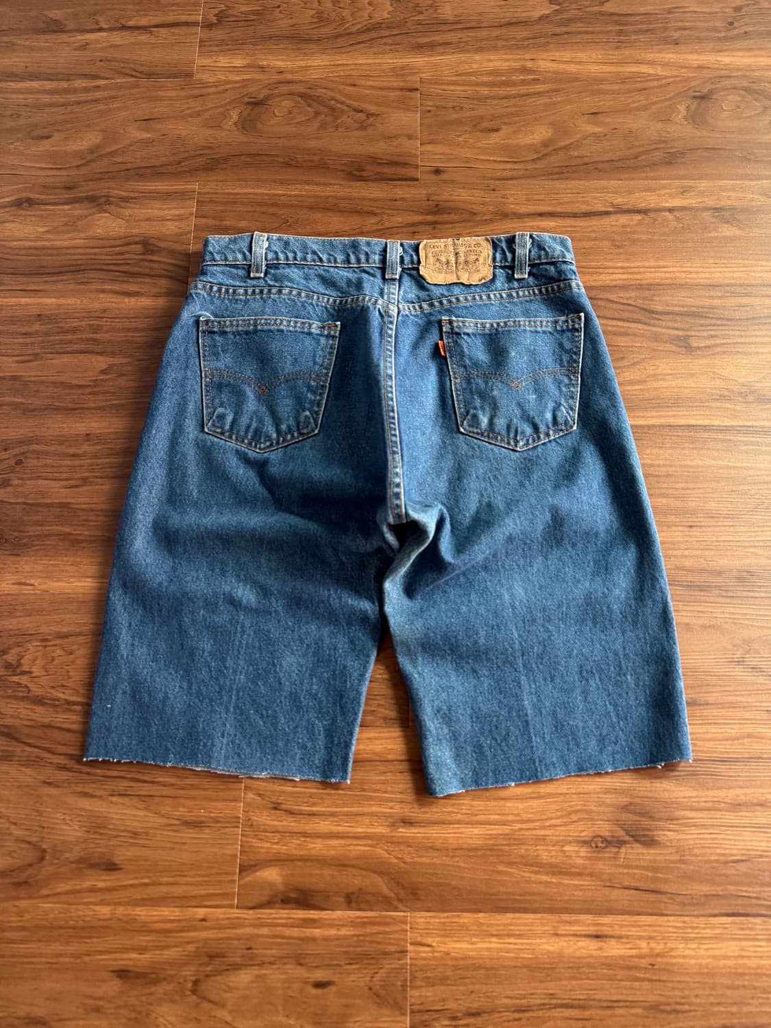 [34]90's 리바이스 505 Made in USA 컷오프 데님 쇼츠 상품이미지6
