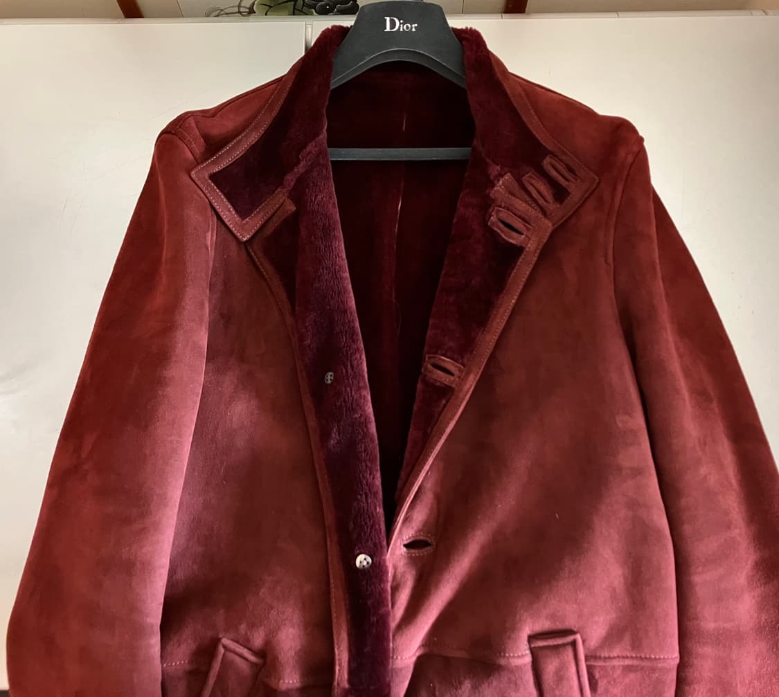 페라가모 무스탕 롱코트 상품이미지5