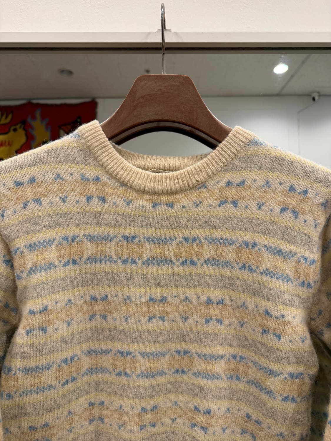 Egg Shell 빈티지 울 니트 상품이미지2