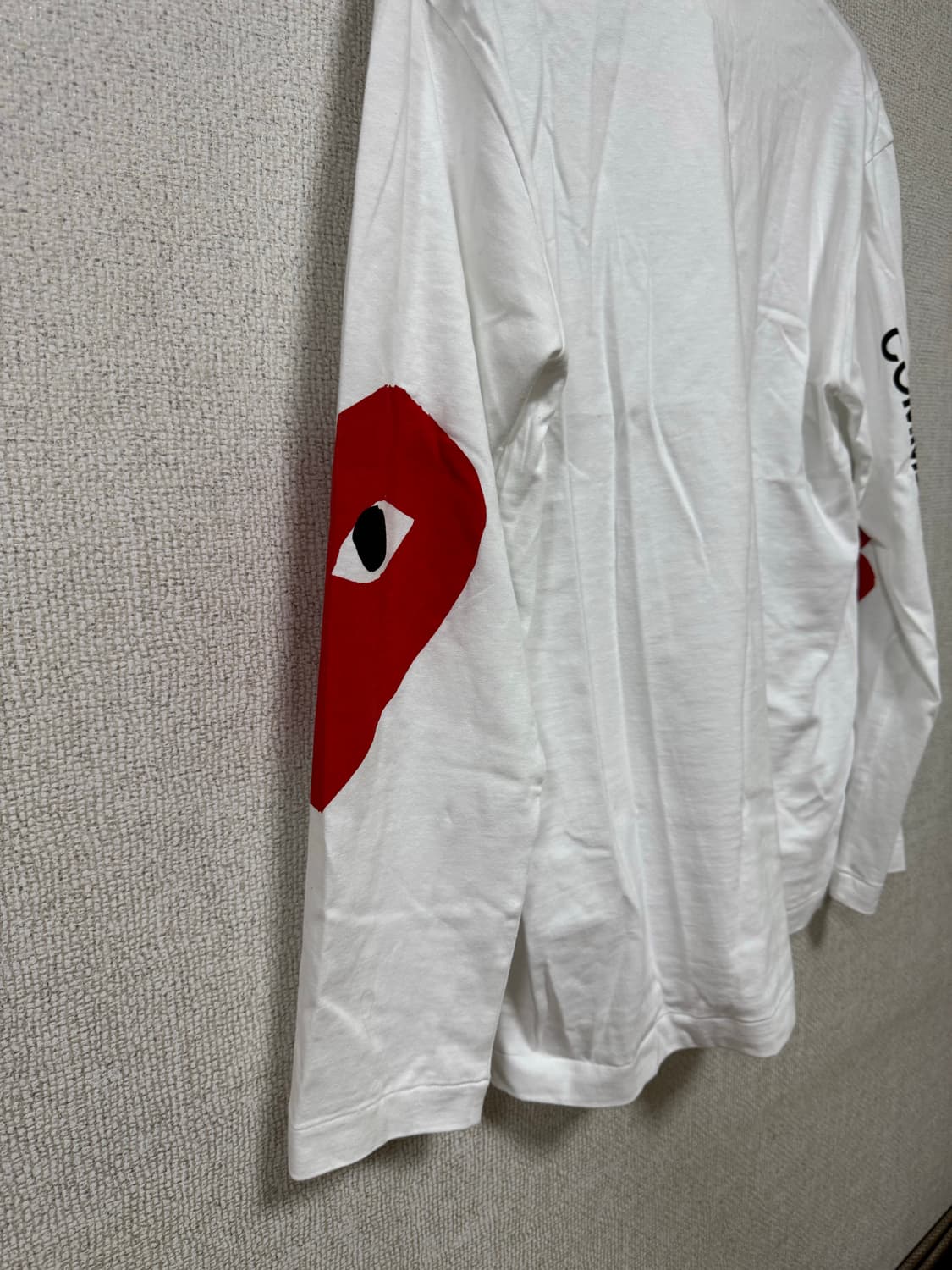 꼼데 가르송 플레이 Big Heart LS T-Shirt (새상품) 상품이미지4