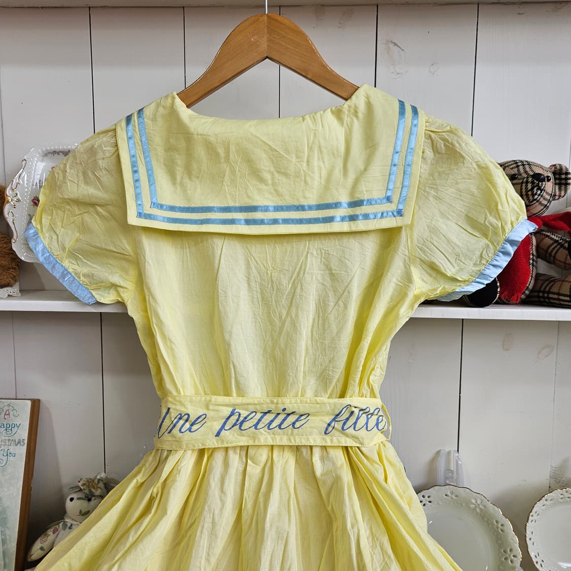 레몬 세일러 리본 원피스 상품이미지8