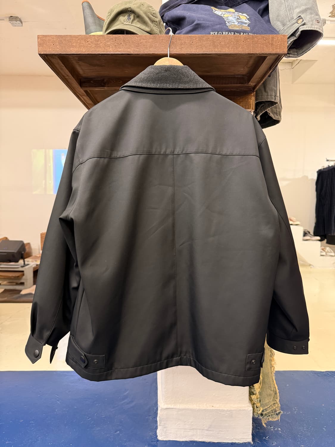 YSL 입생로랑 레이어드 블랙 폴리 자켓 상품이미지5