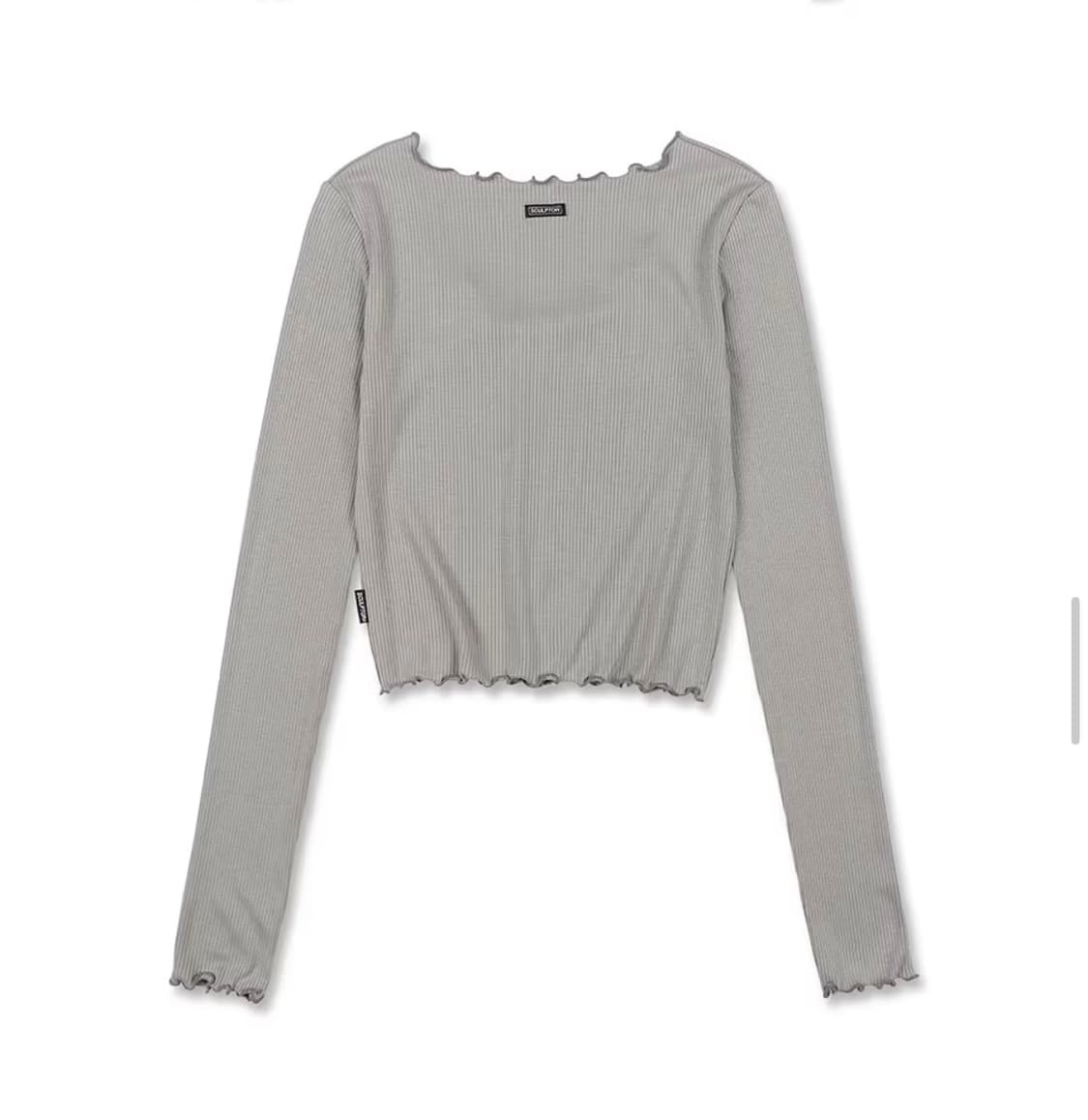 스컬프터 Soft modal v-strap top gray M사이즈 상품이미지2