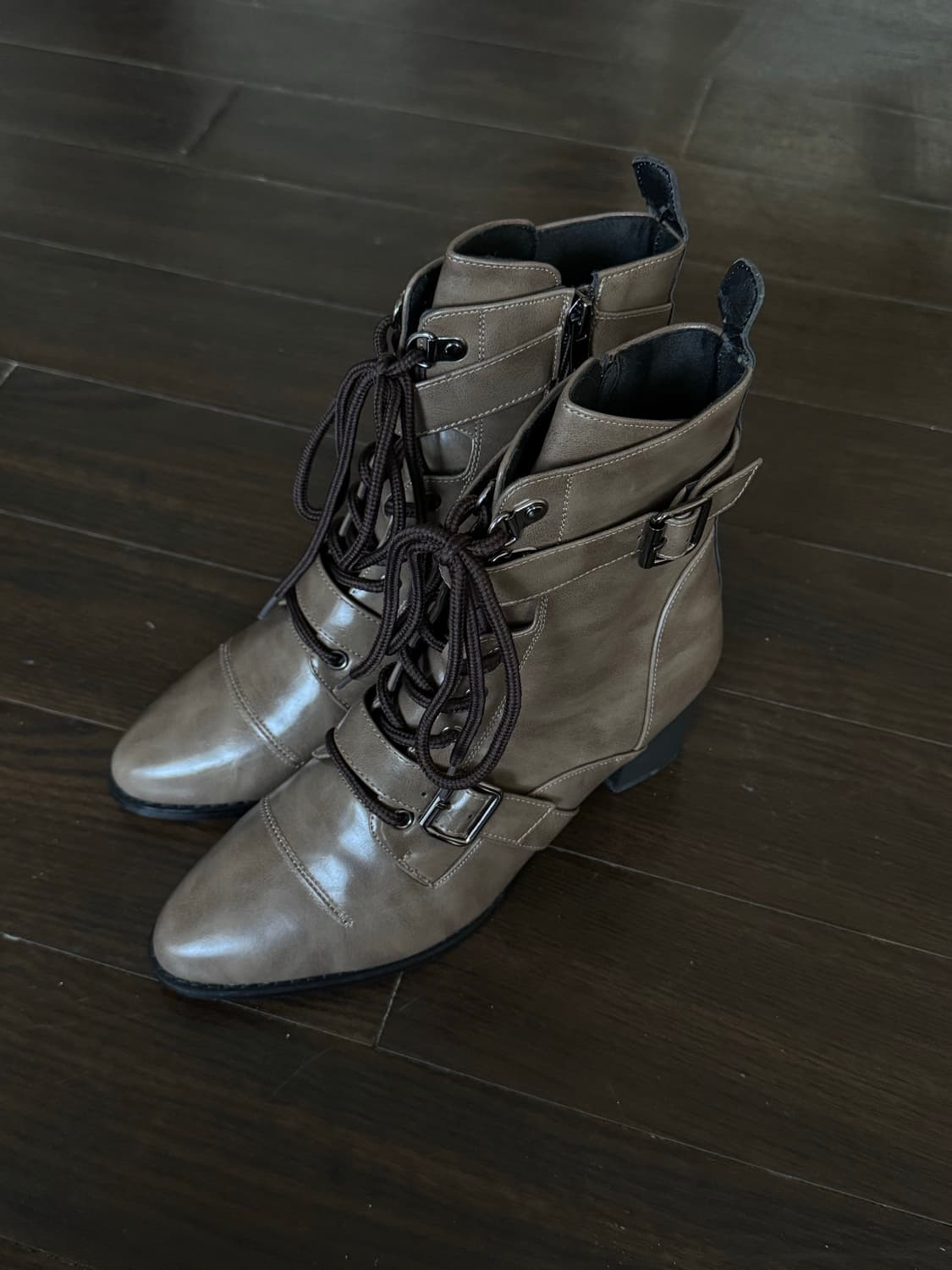 Brown Heel boots 상품이미지1