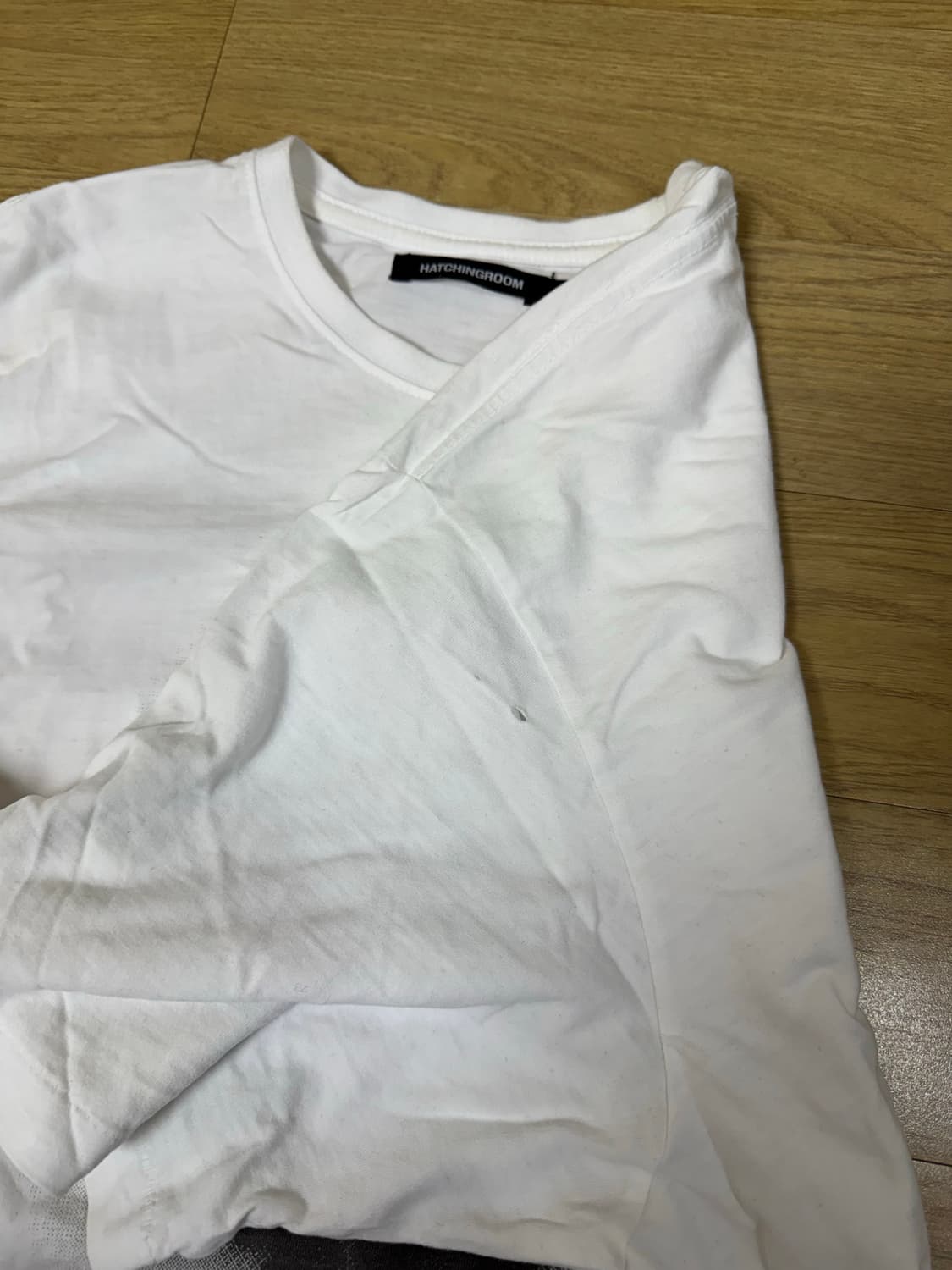 해칭룸 고스트 캣 티셔츠 화이트 1 상품이미지7