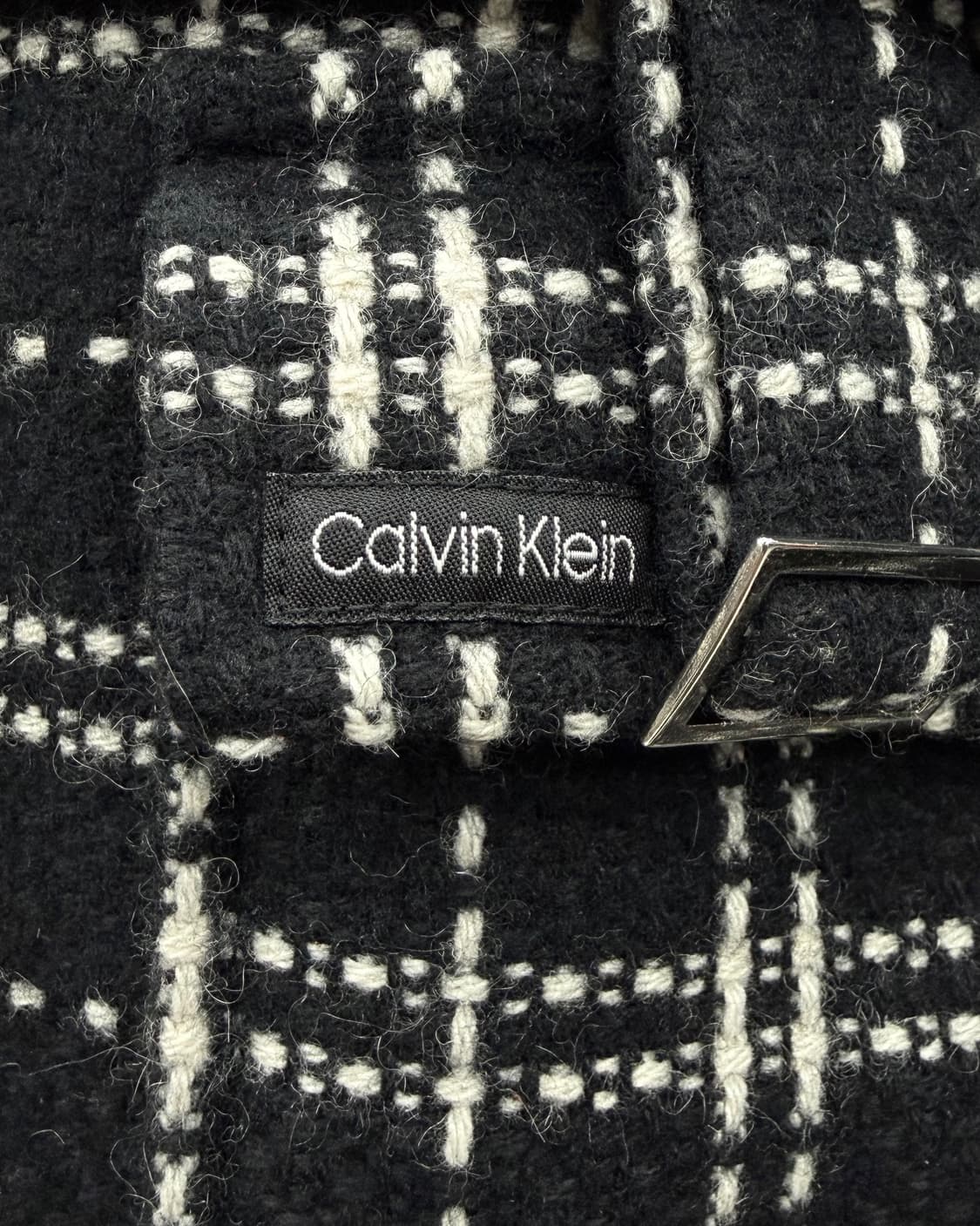 캘빈 클라인 00s 트위드 후드 점퍼 상품이미지4