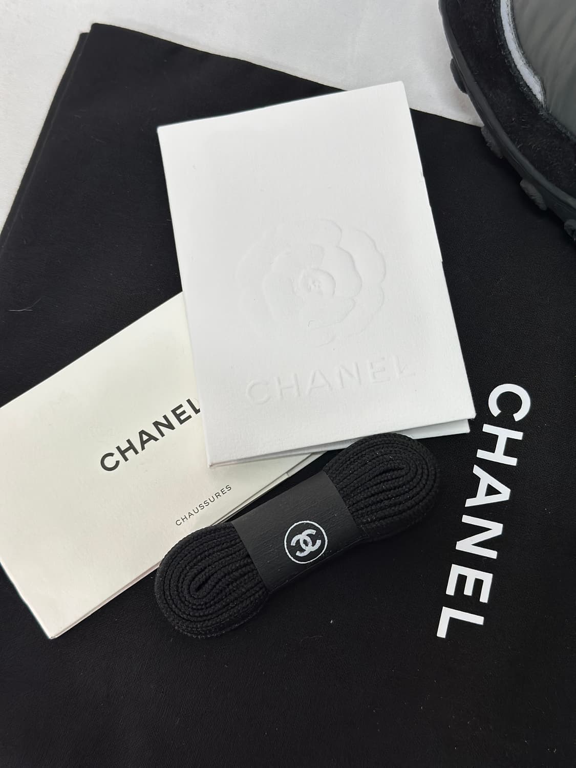 [정품] 샤넬 CC로고 레터링 스니커즈 38사이즈 상품이미지8