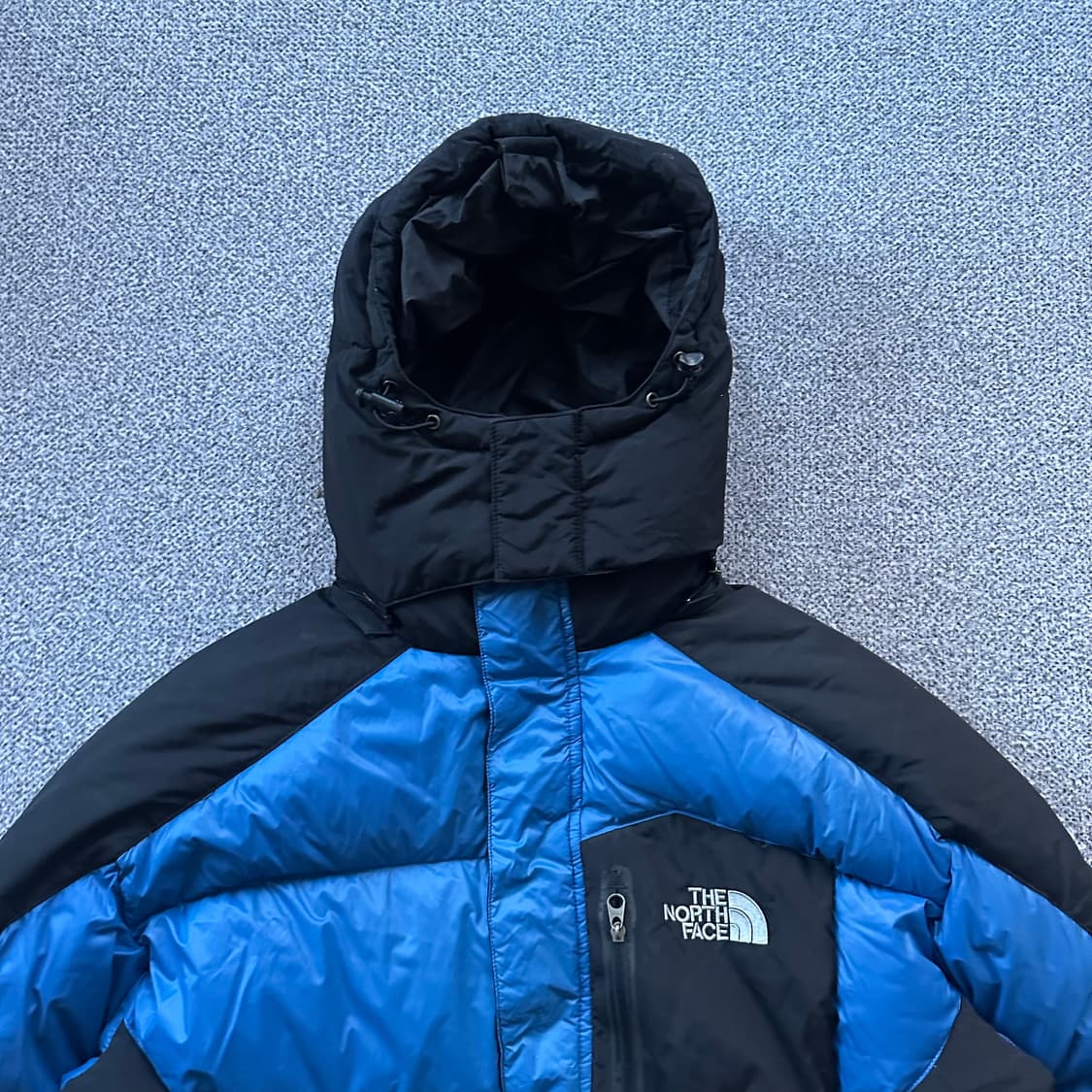 노스페이스 블루/블랙 패딩 상품이미지2