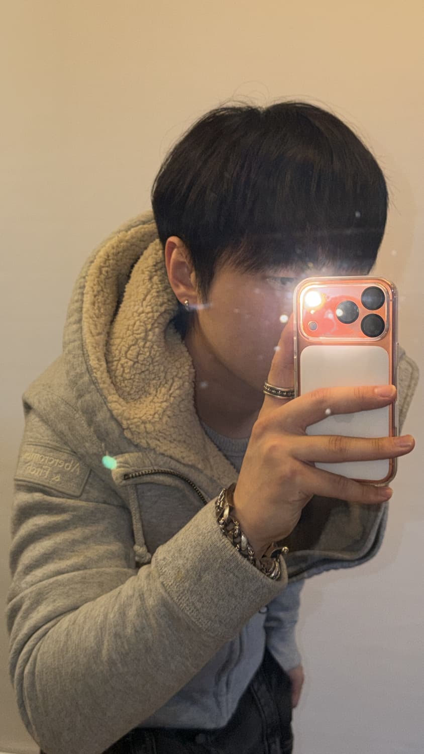 아베크롬비 양털 후드집업 상품이미지2