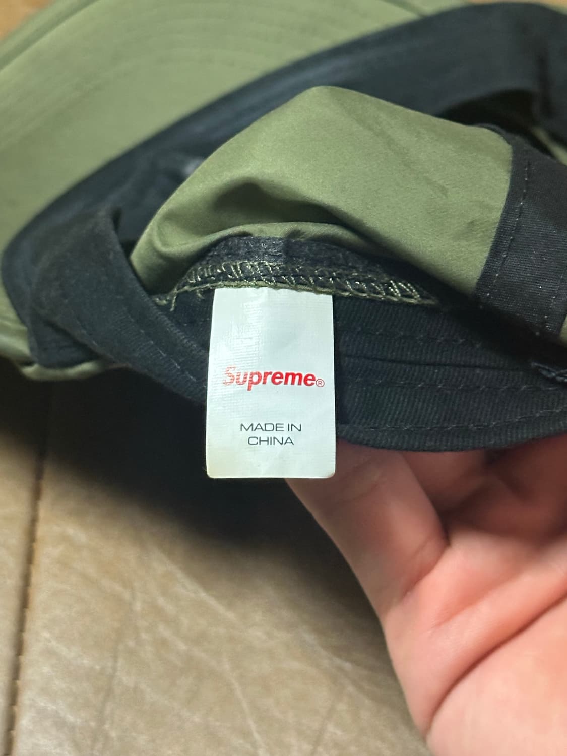 22SS 슈프림 박스로고 캠프캡 올리브 상품이미지8