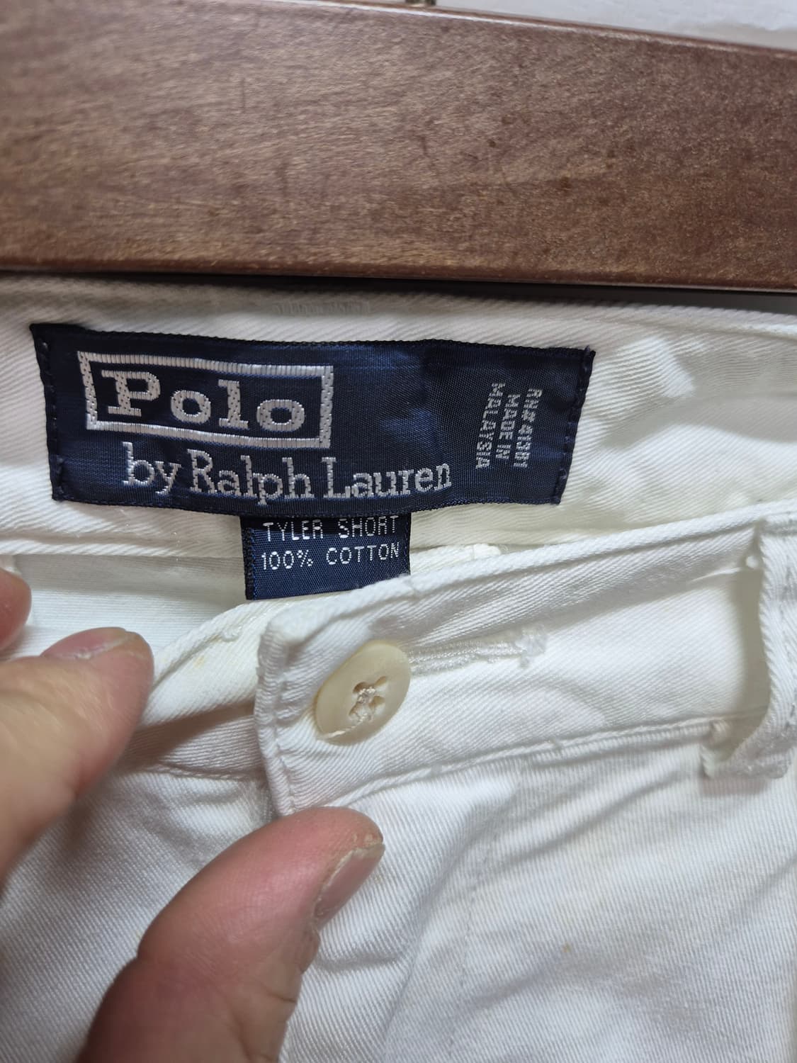 폴로 치노 하프팬츠 화이트 상품이미지2