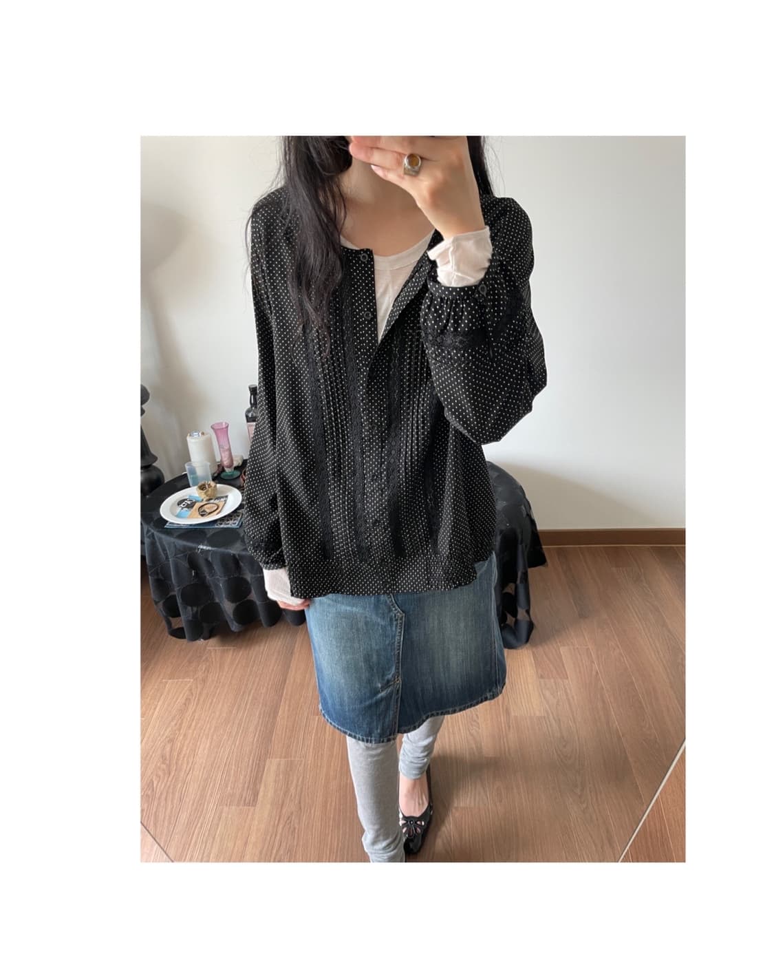 dot blouse 상품이미지1