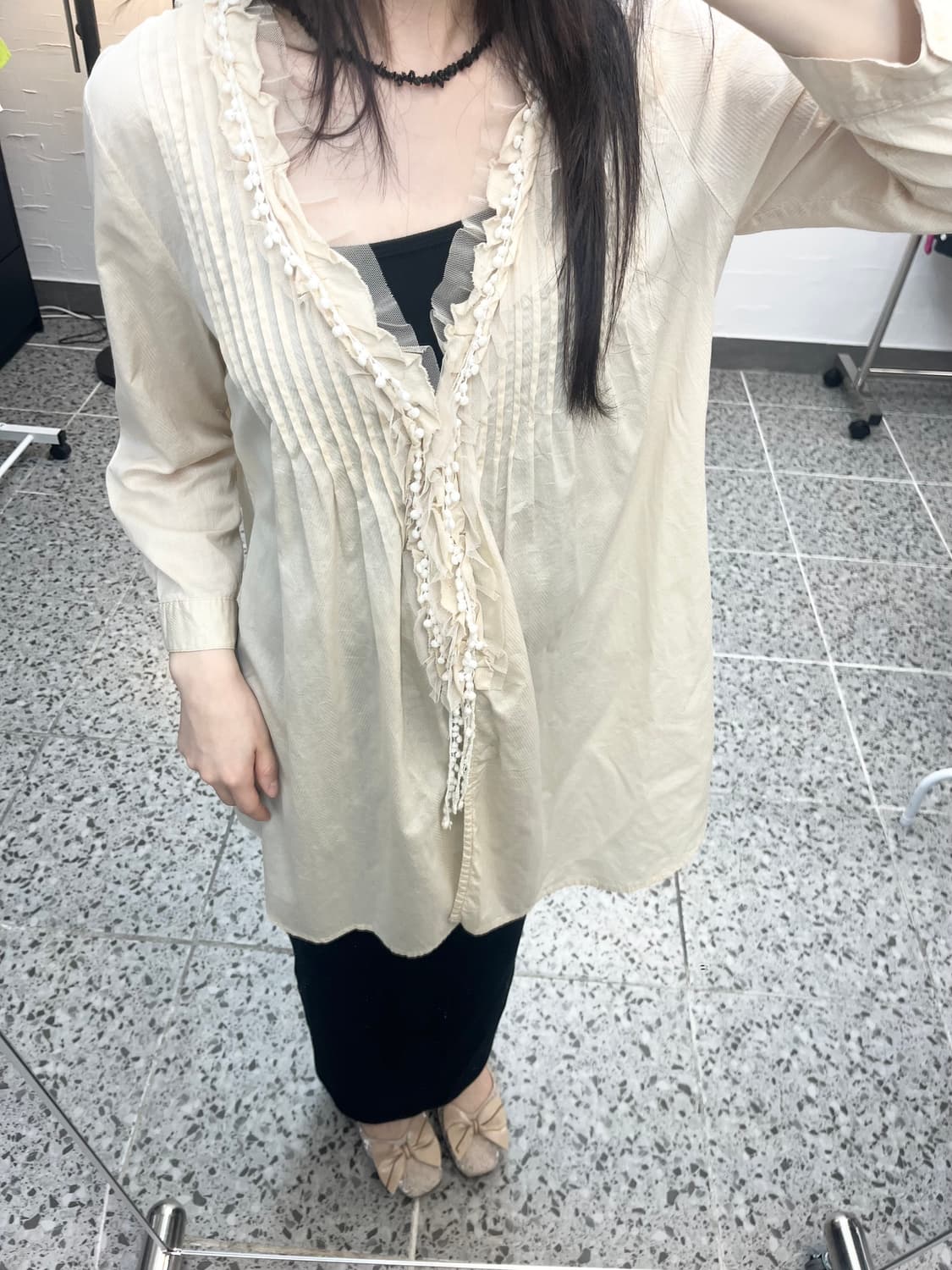 long ivory shirts 상품이미지6