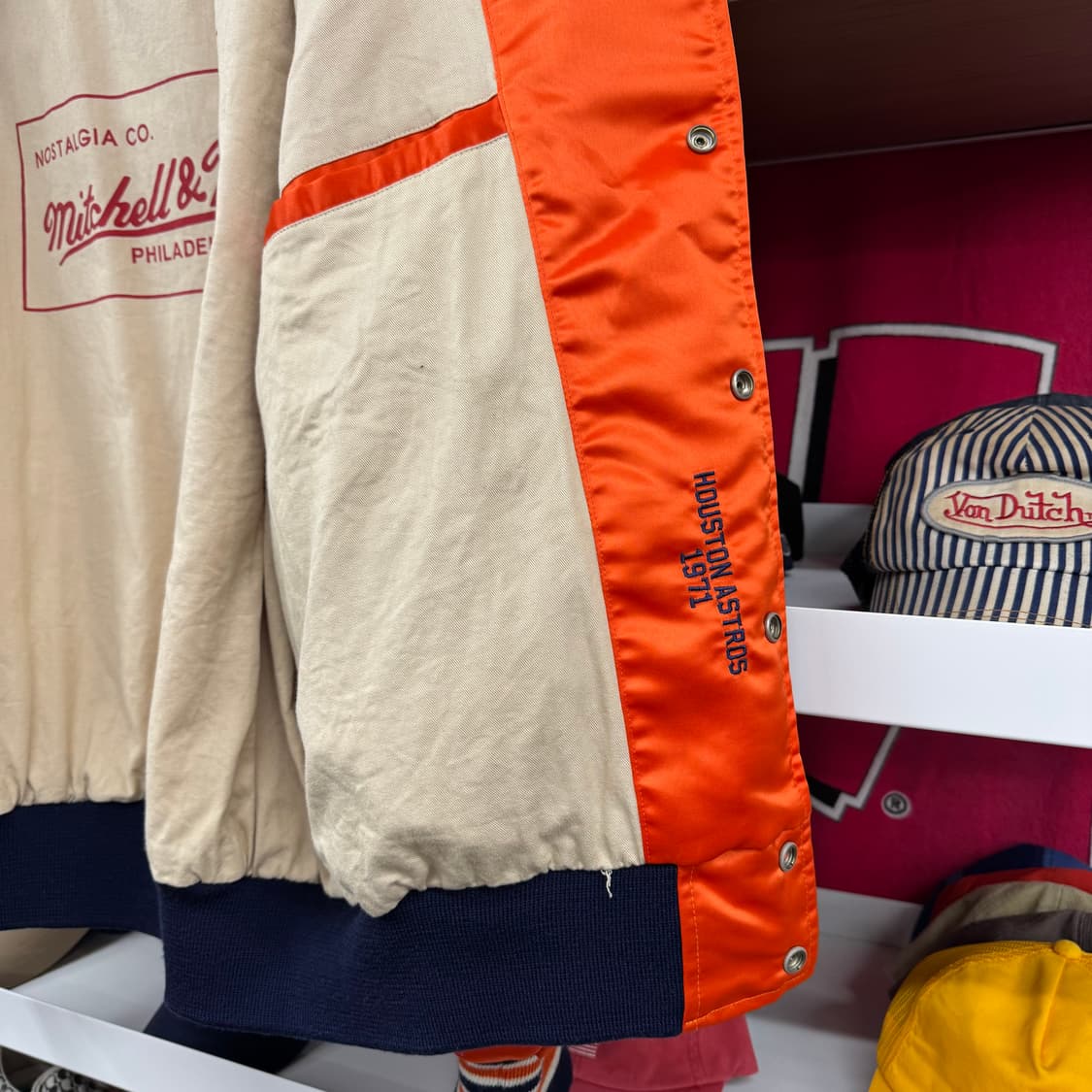 90s 미첼앤네스 휴스턴 애스트로스 바시티 자켓 made in KOREA 상품이미지6