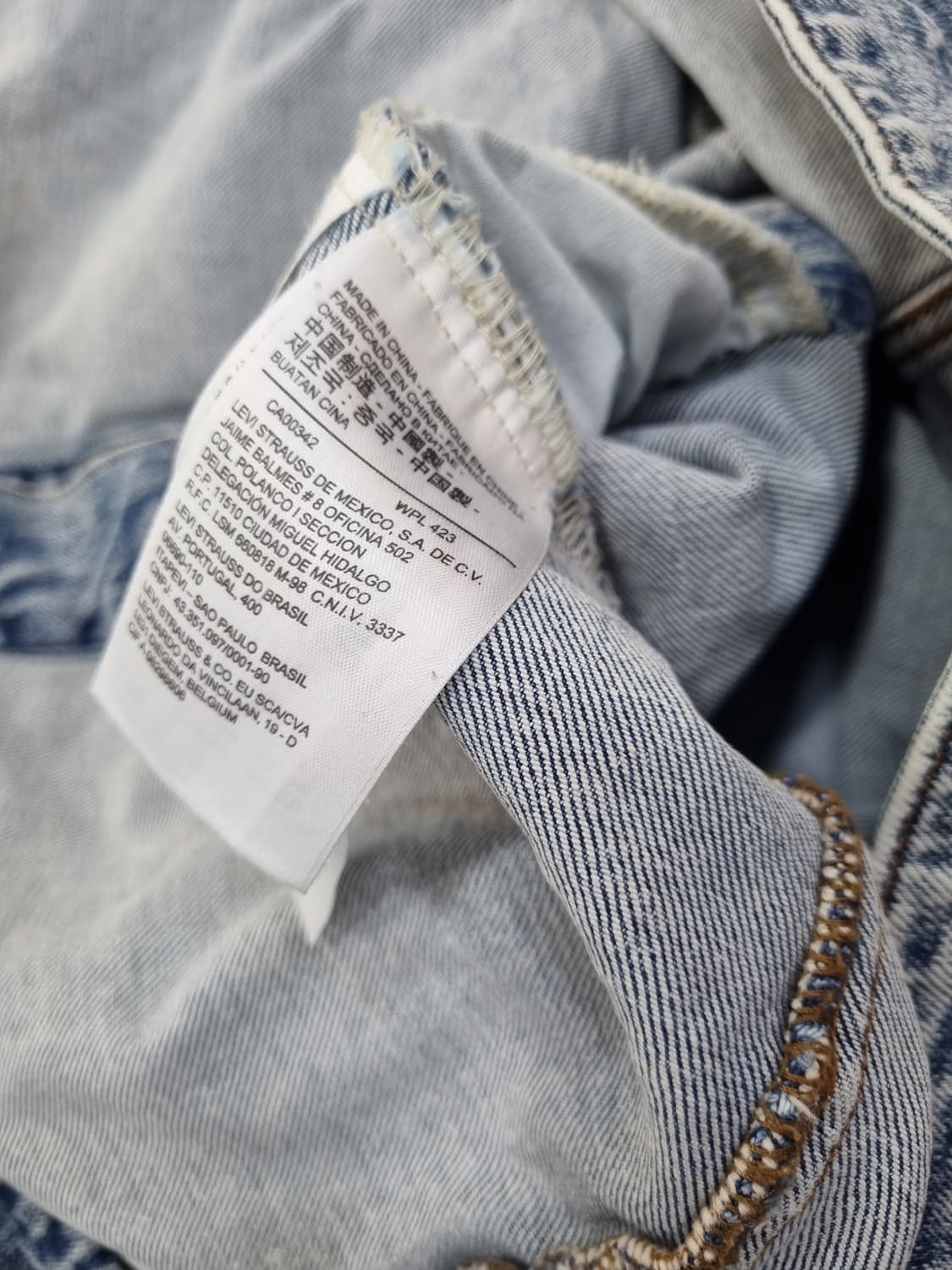 리바이스 엔지니어드진 워싱 트러커 자켓 상품이미지4