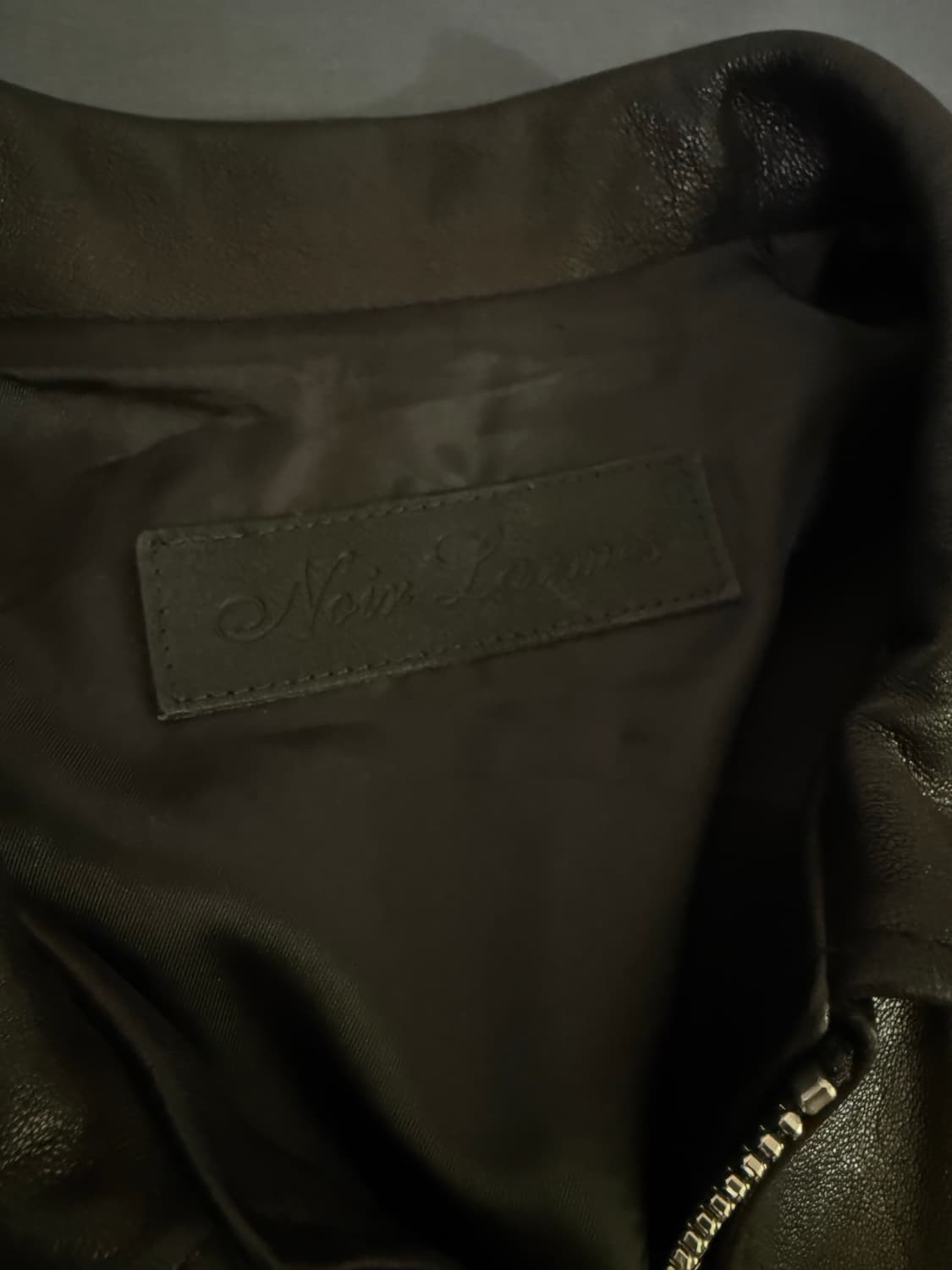 느와르 라르메스 jk8 싱글 레더 자켓 50사이즈 상품이미지4