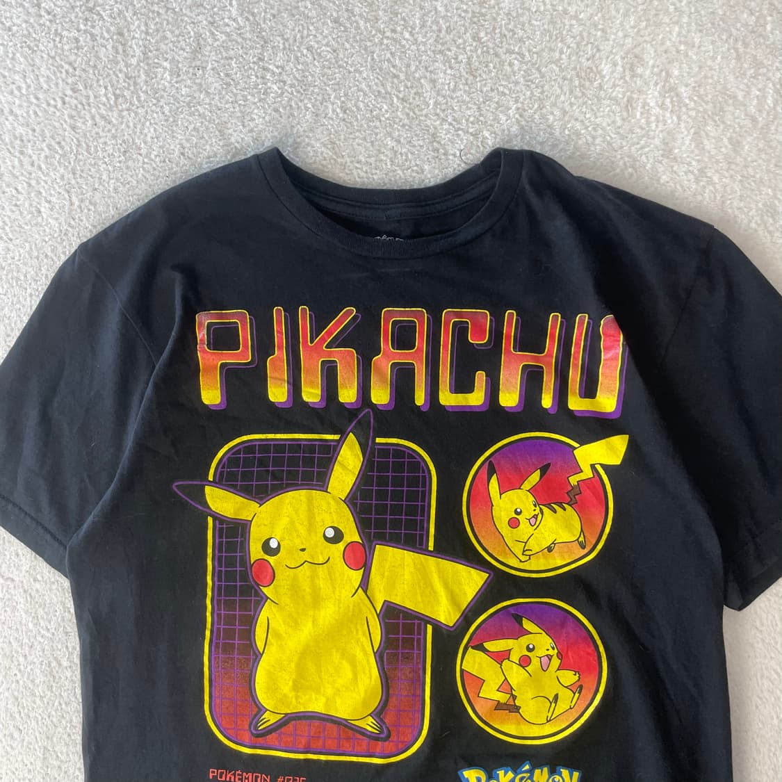 포켓몬스터 피카츄 반팔티셔츠 상품이미지3