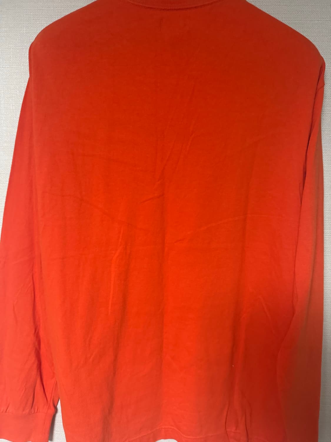 무신사스텐다드 오렌지 긴팔티 2xl 상품이미지2
