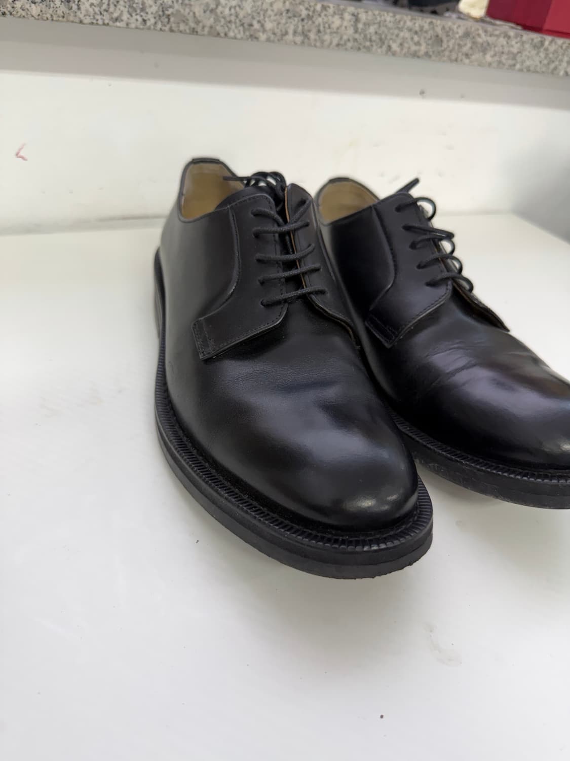 정품) 조셉트 블랙 더비 슈즈 남성 구두 255 상품이미지3