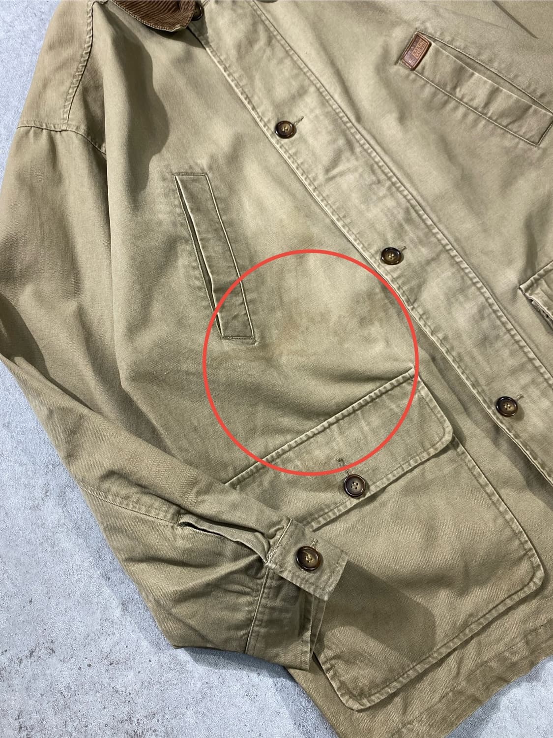 [M] 90s Chaps 챕스 랄프로렌 빈티지 코튼 헌팅자켓 상품이미지3