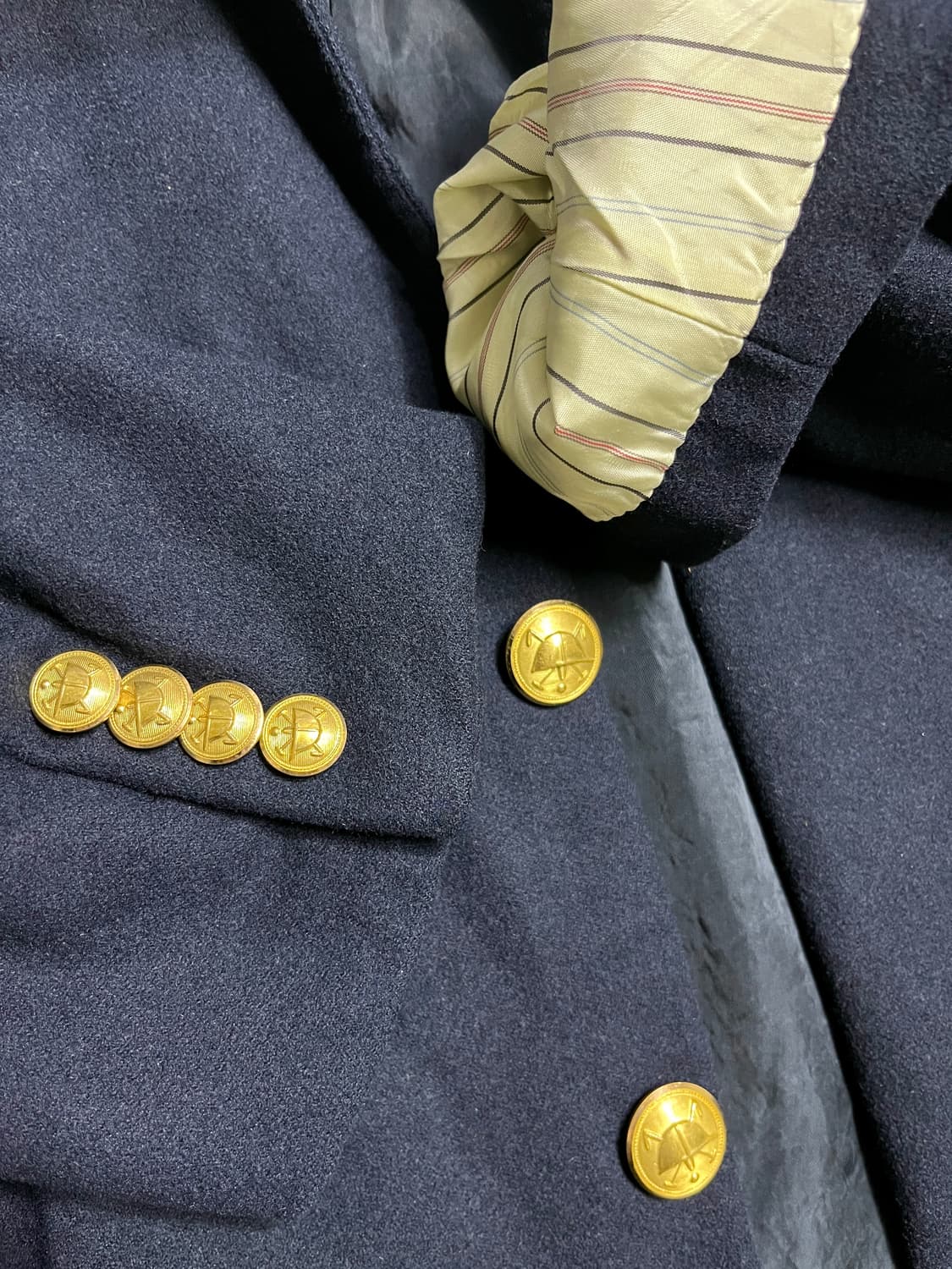 80’s 미국 폴로 랄프로렌 금장 블레이저 상품이미지2