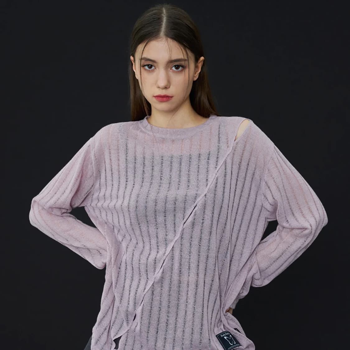 네스티팬시 앨비얼레잇 트위스트 니트 상품이미지1