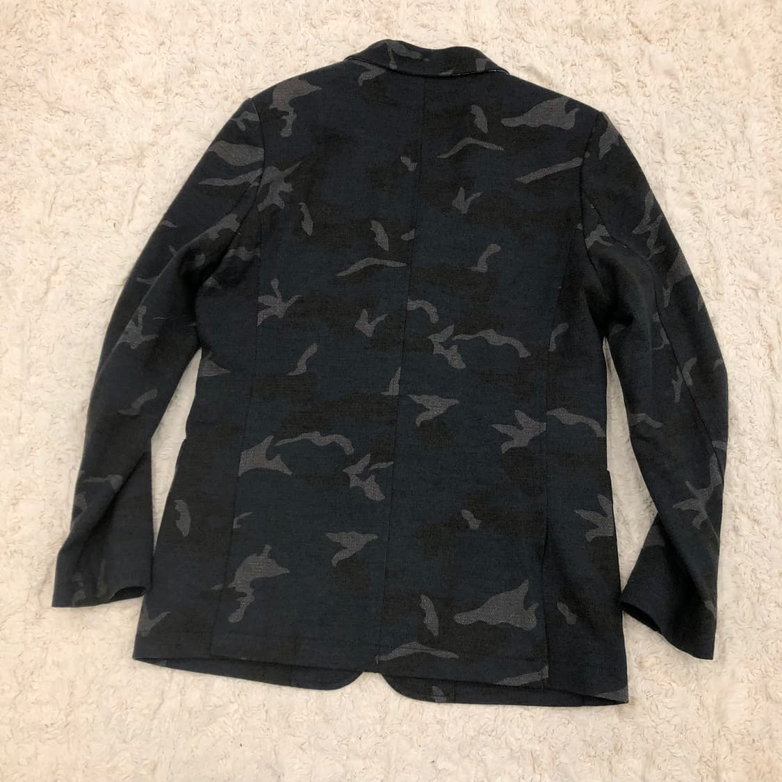 와이드앵글 울 카모 블레이저 자켓 상품이미지4