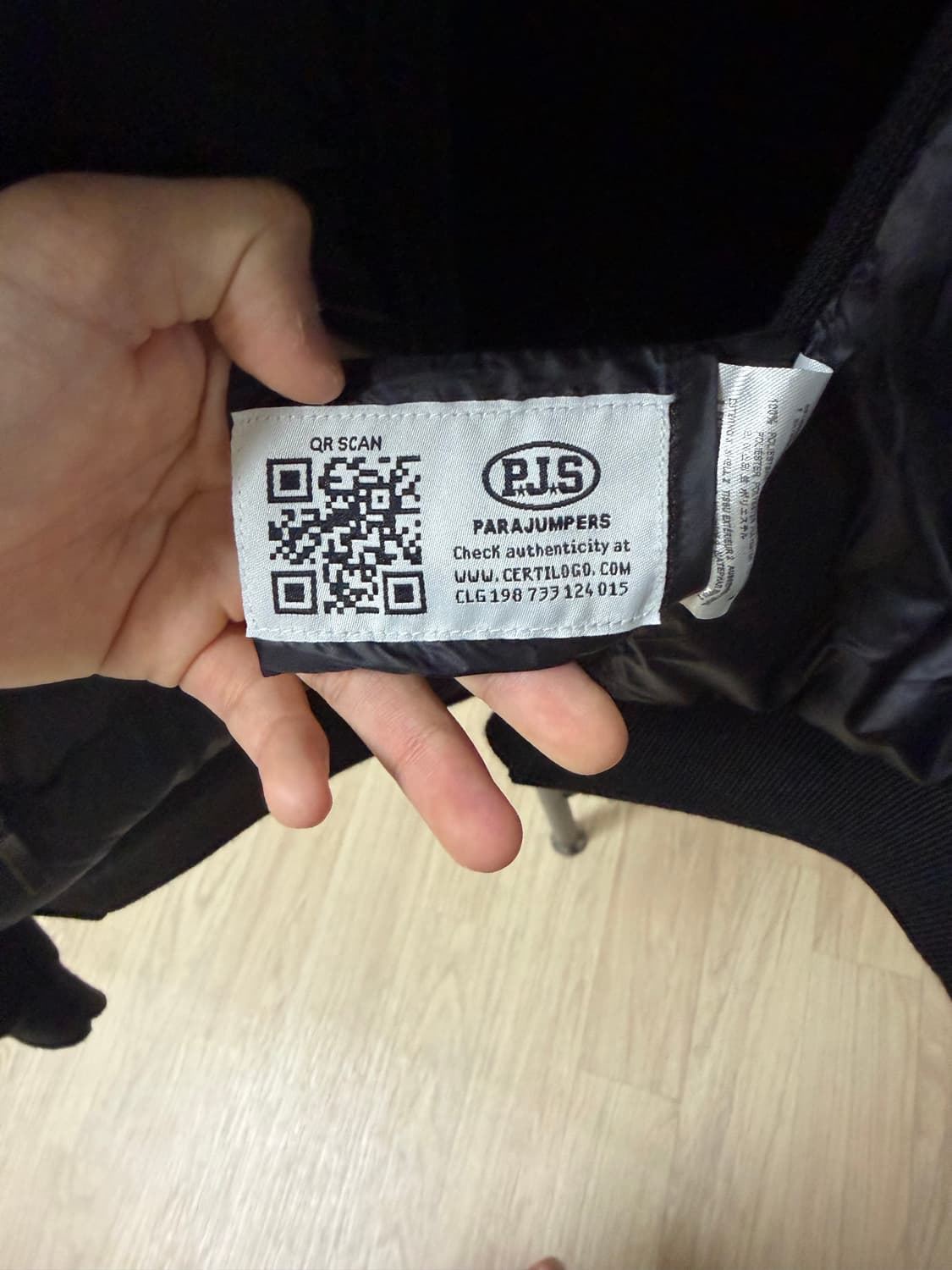 파라점퍼스 니트패딩 경량패딩 S 상품이미지4