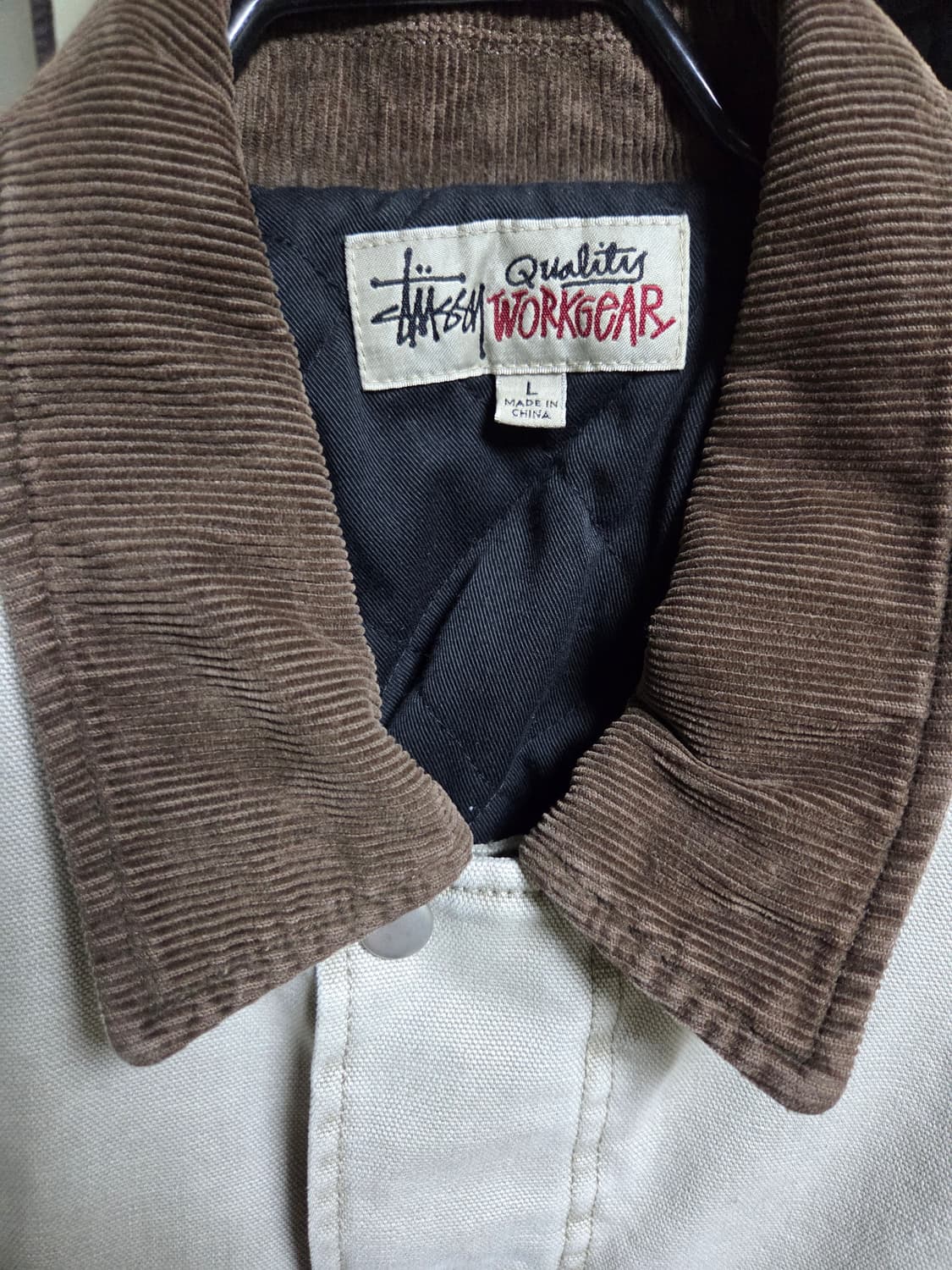 스투시 워크기어 자켓 그레이 L 사이즈 상품이미지5