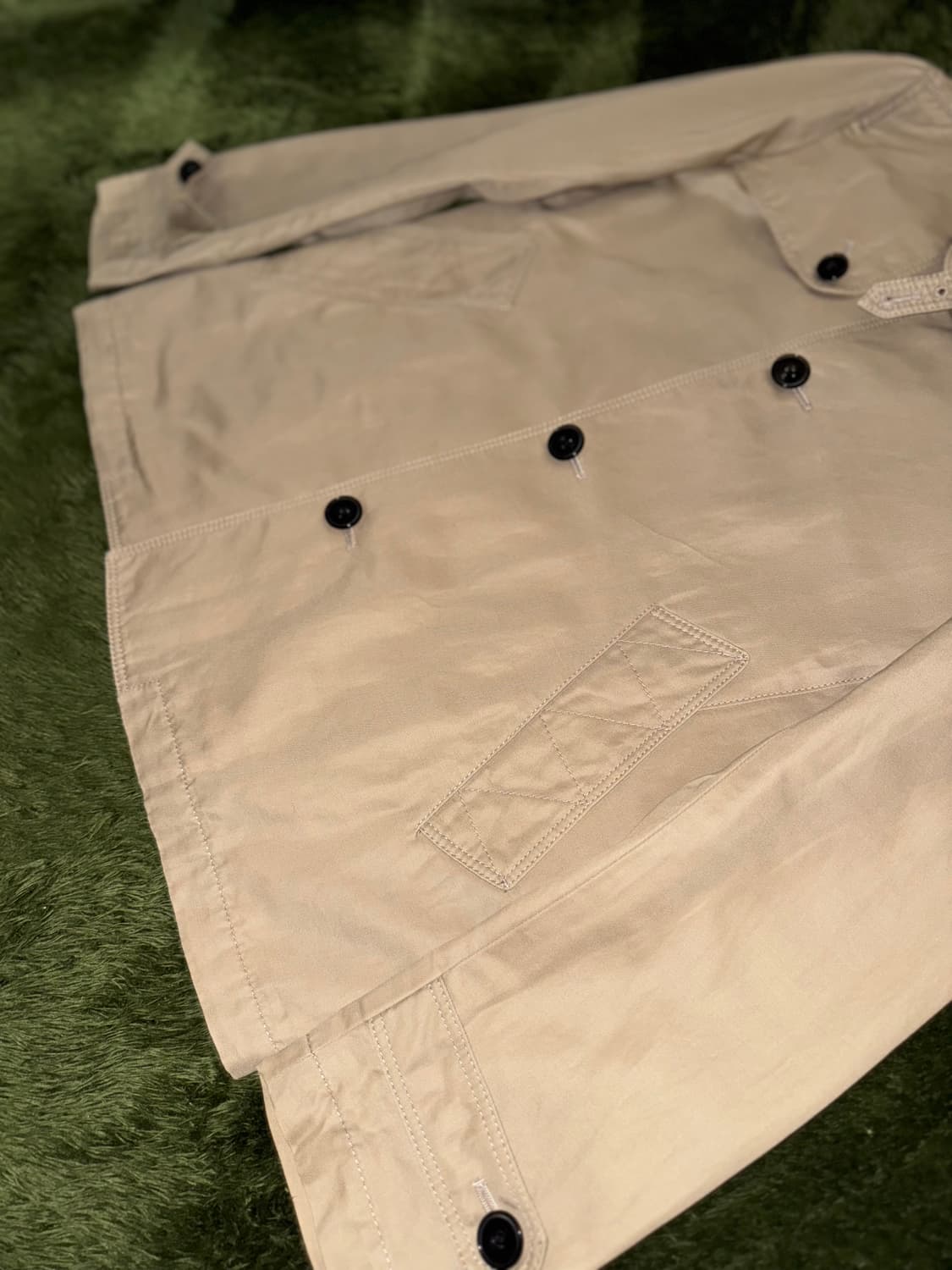 [S] 유나이티드 애로우즈 뷰티앤유스 클래식 핏 숏 코트 베이지 상품이미지3