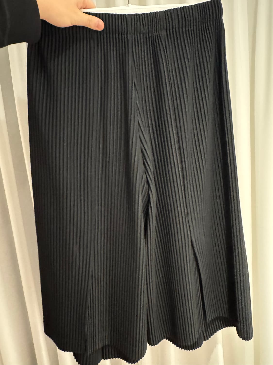 옴므플리세 뒷절개 하카마 3사이즈 상품이미지3