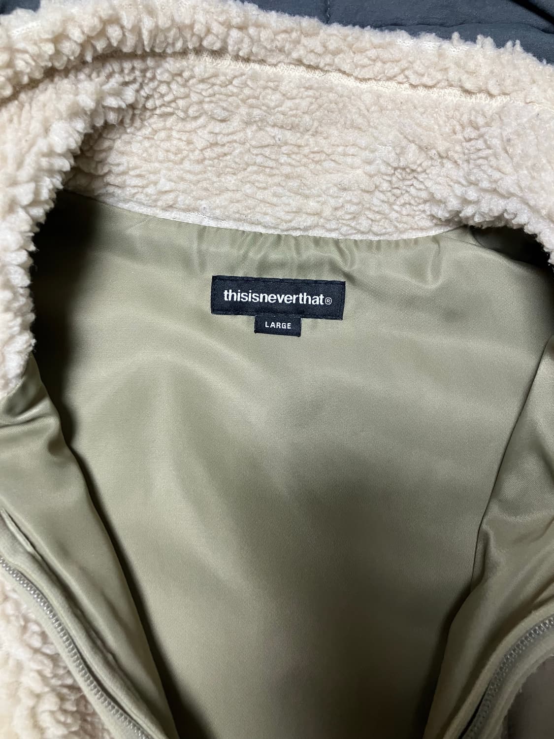 디스이즈네버댓 플리스 자켓 L 상품이미지3
