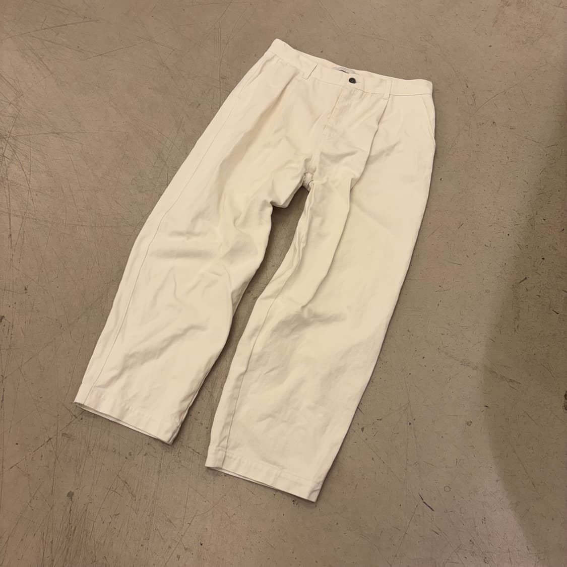 비슬로우 스탠다드 와이드 코튼 팬츠 상품이미지1