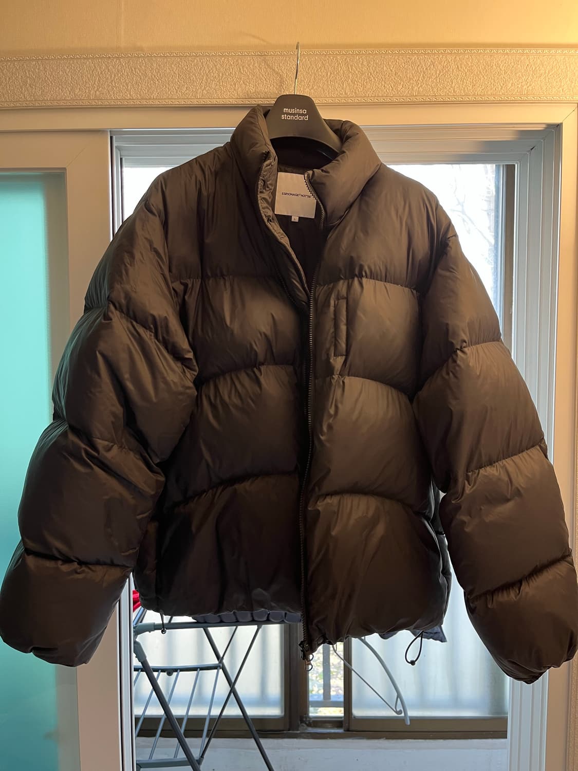 에스피오나지 푸퍼 다운 파카 블랙 상품이미지1