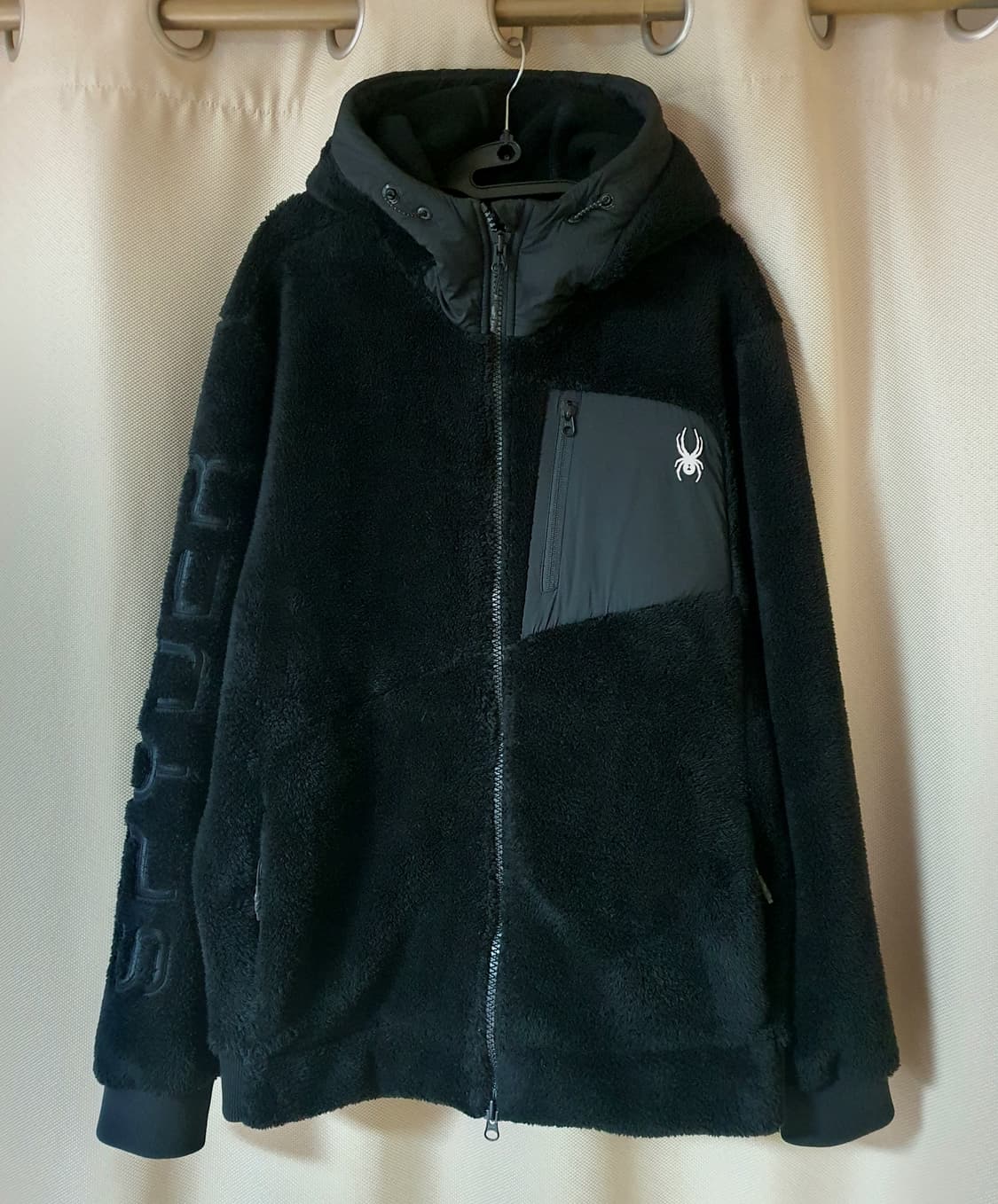 스파이더 롱헤어 후리스 후드 자켓 100-105 상품이미지1